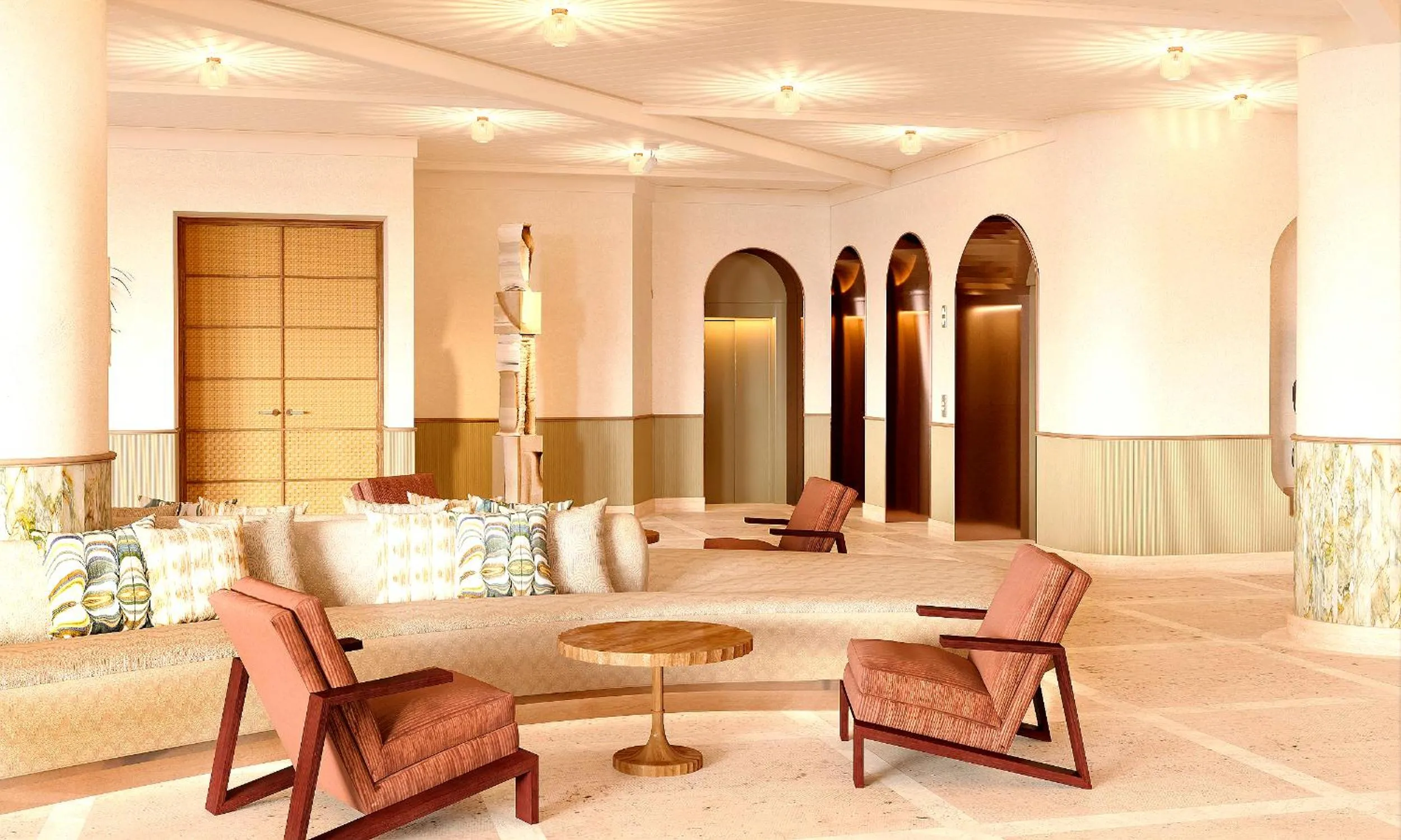 Lobby or reception in The Site Hotel Ibiza New Opening 2026