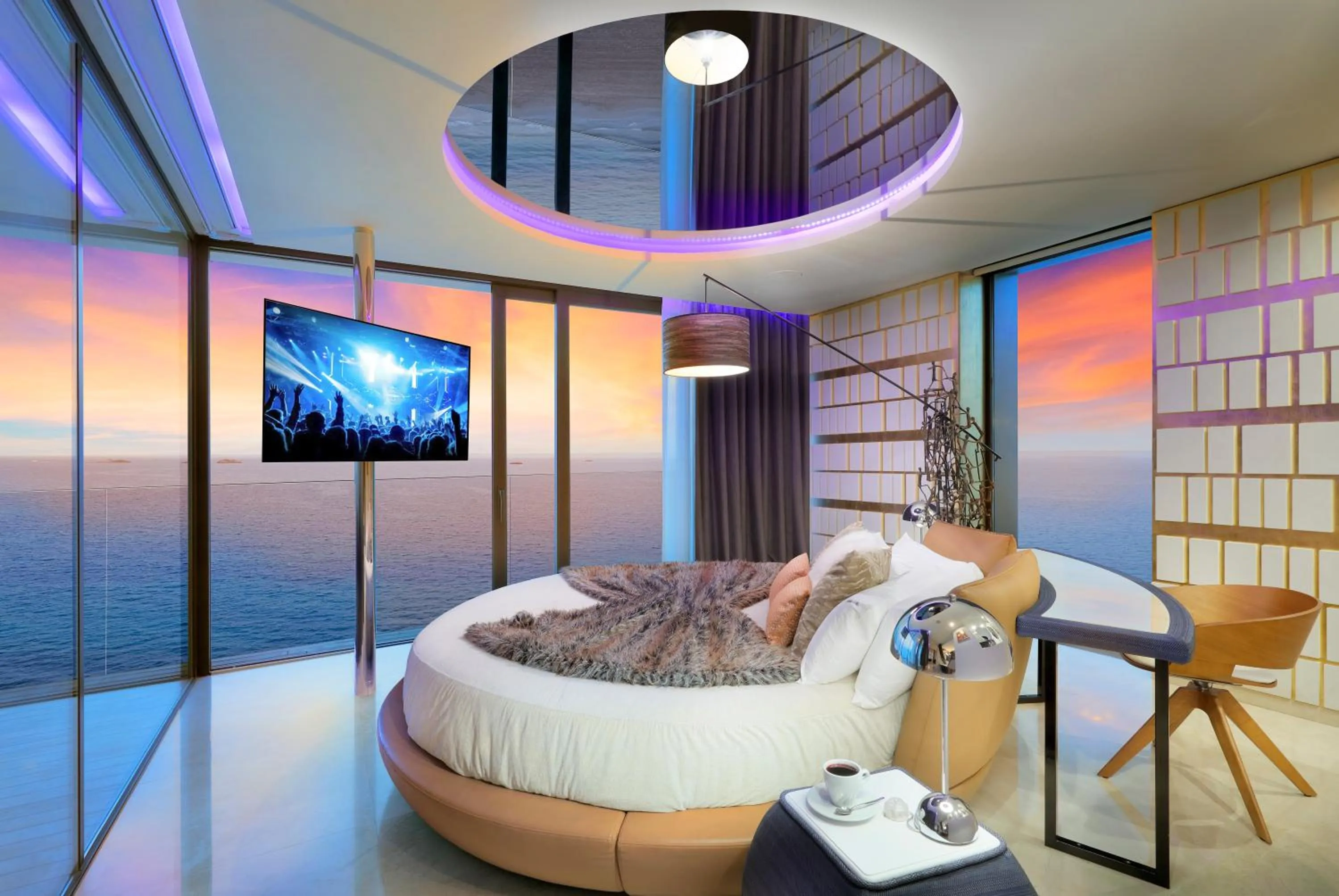 Bed in Hard Rock Hotel Ibiza