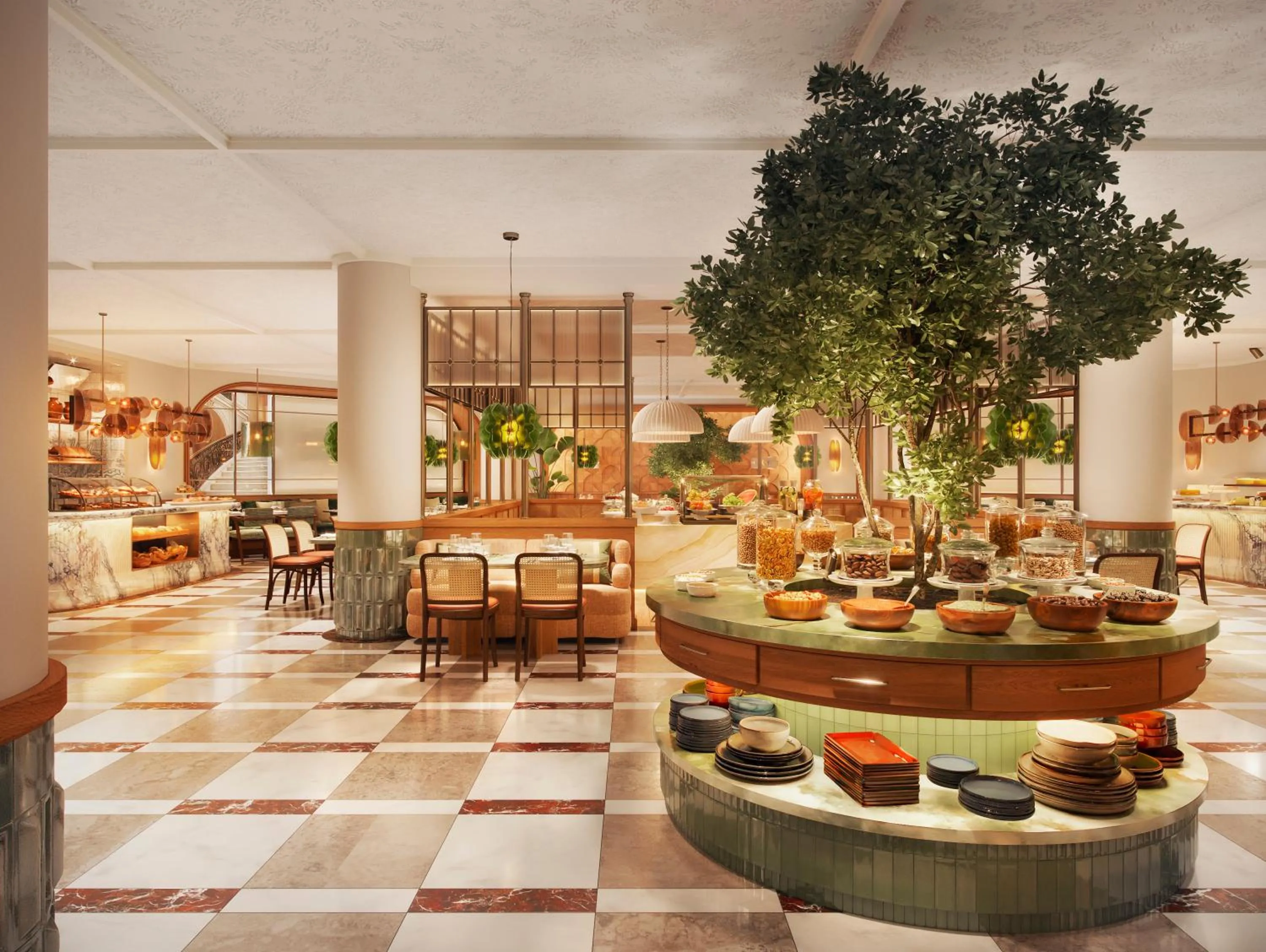 Restaurant/places to eat in The Site Hotel Ibiza New Opening 2026