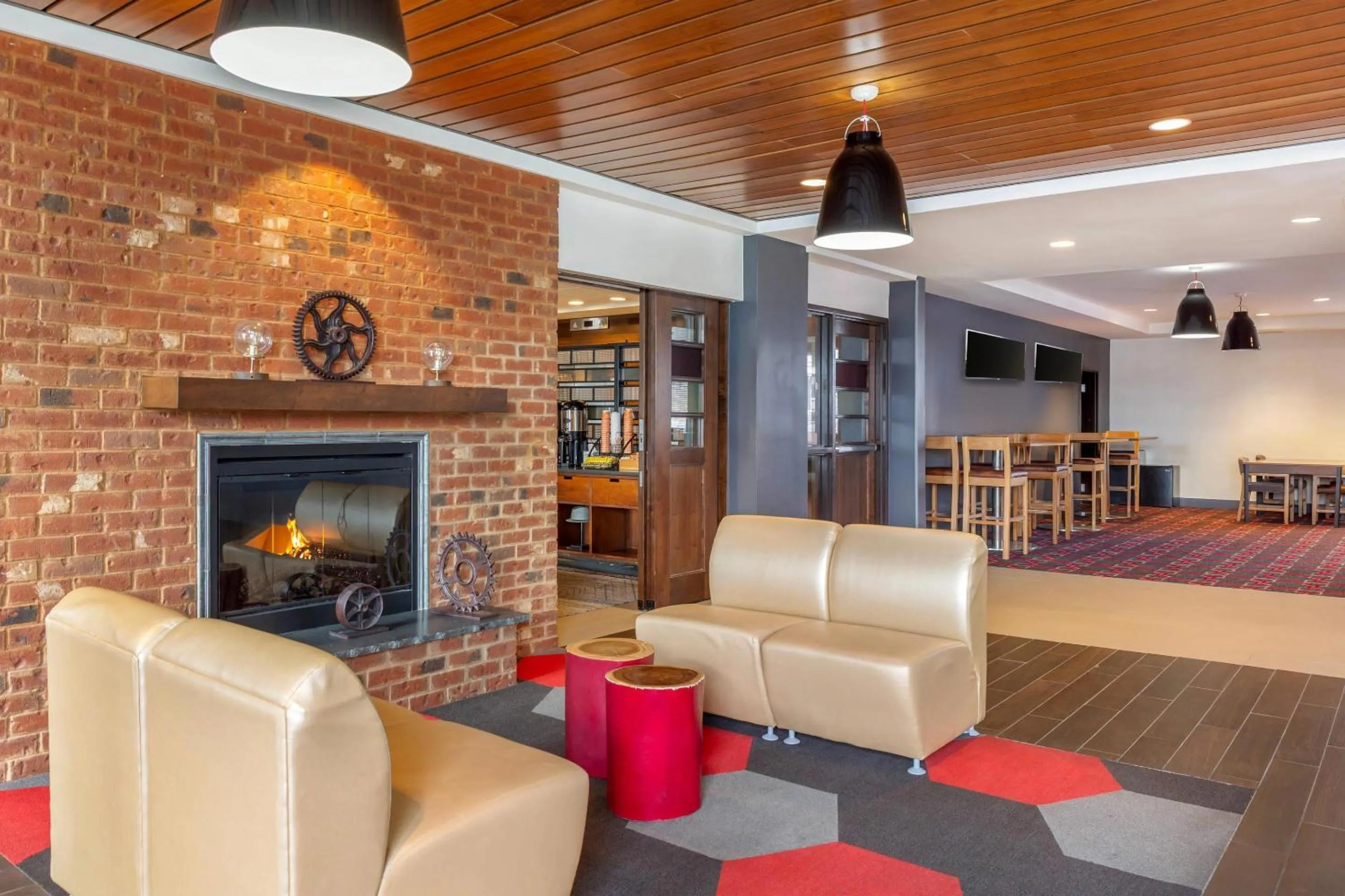 Lobby or reception in Radisson Hotel Detroit Metro Airport