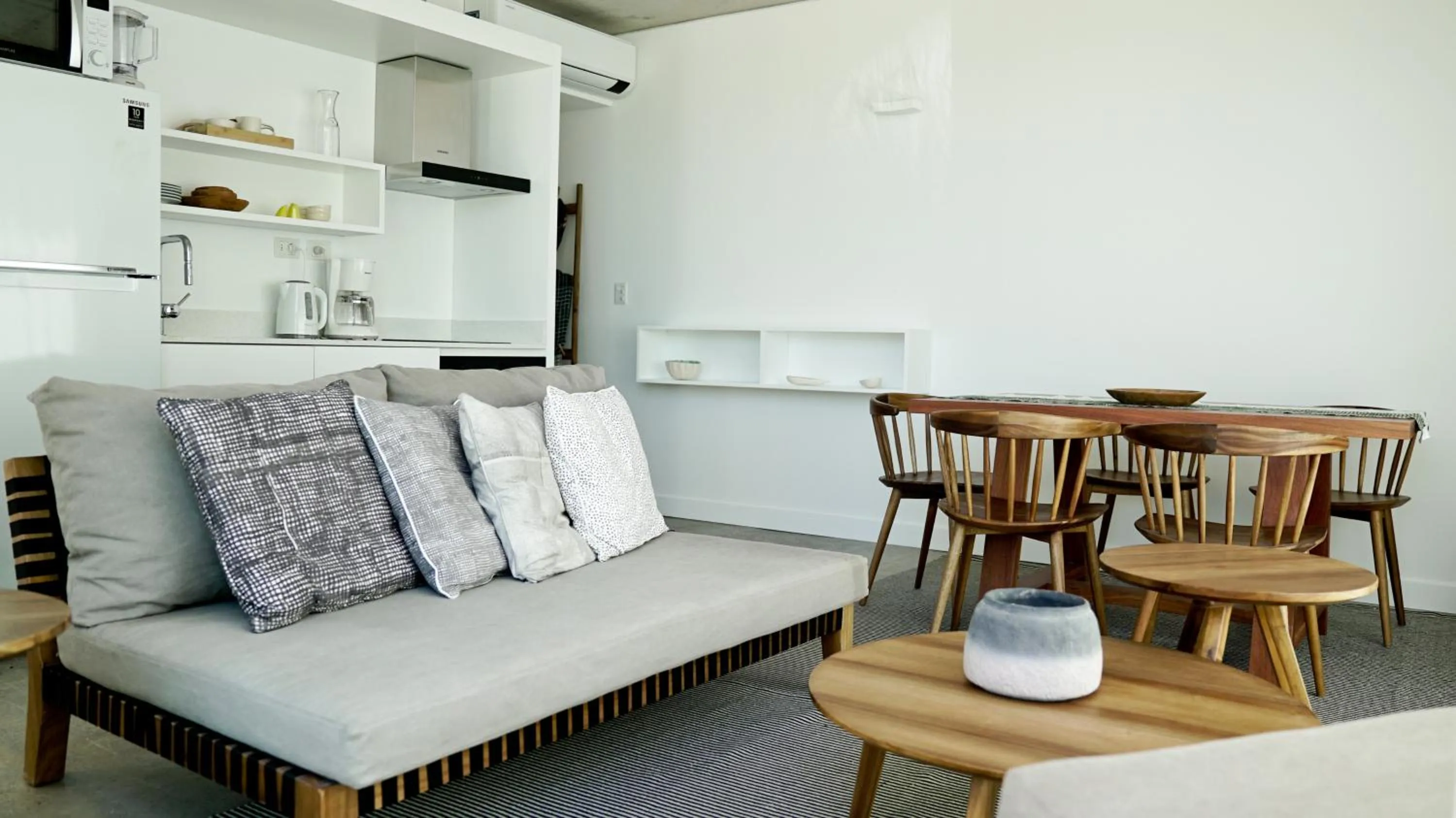 Kitchen or kitchenette in Casagrande Hotel & Beach Club