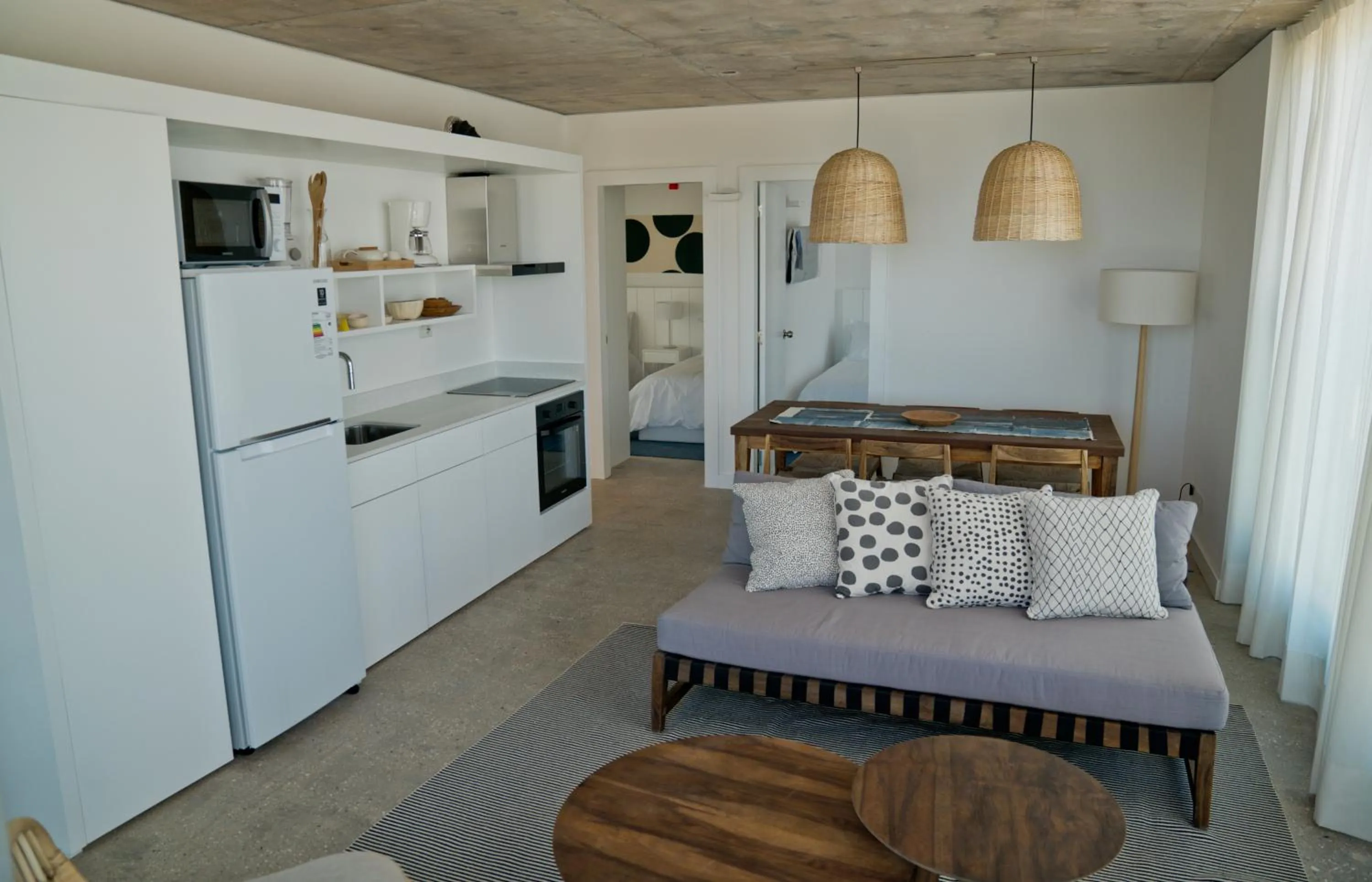 Kitchen or kitchenette in Casagrande Hotel & Beach Club