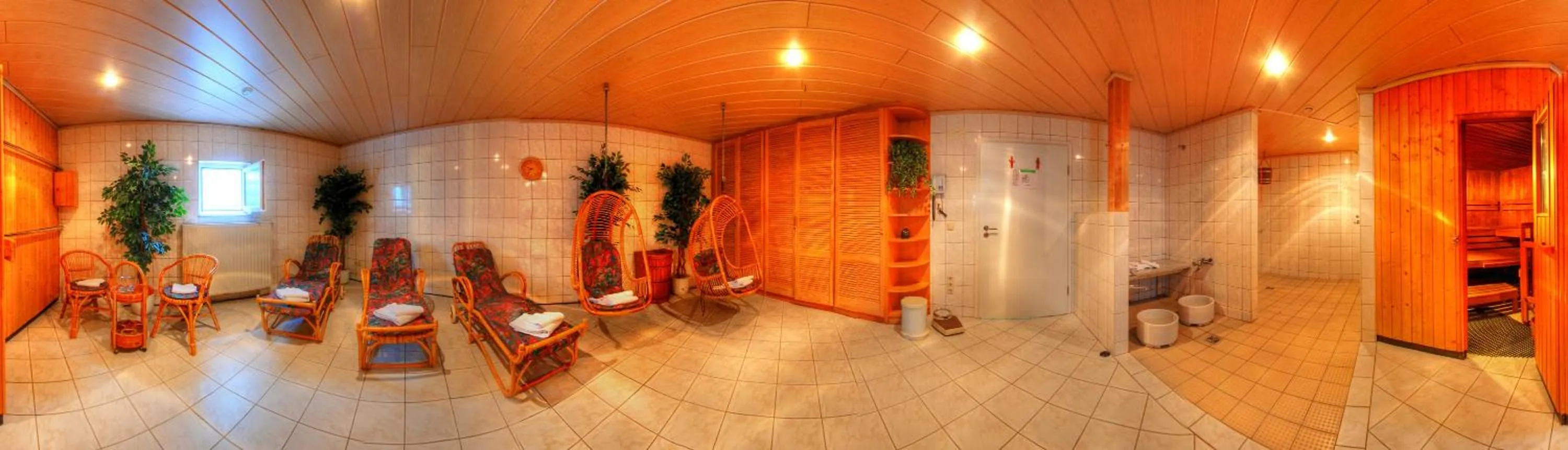Sauna in Meister BÄR HOTEL Vogtland