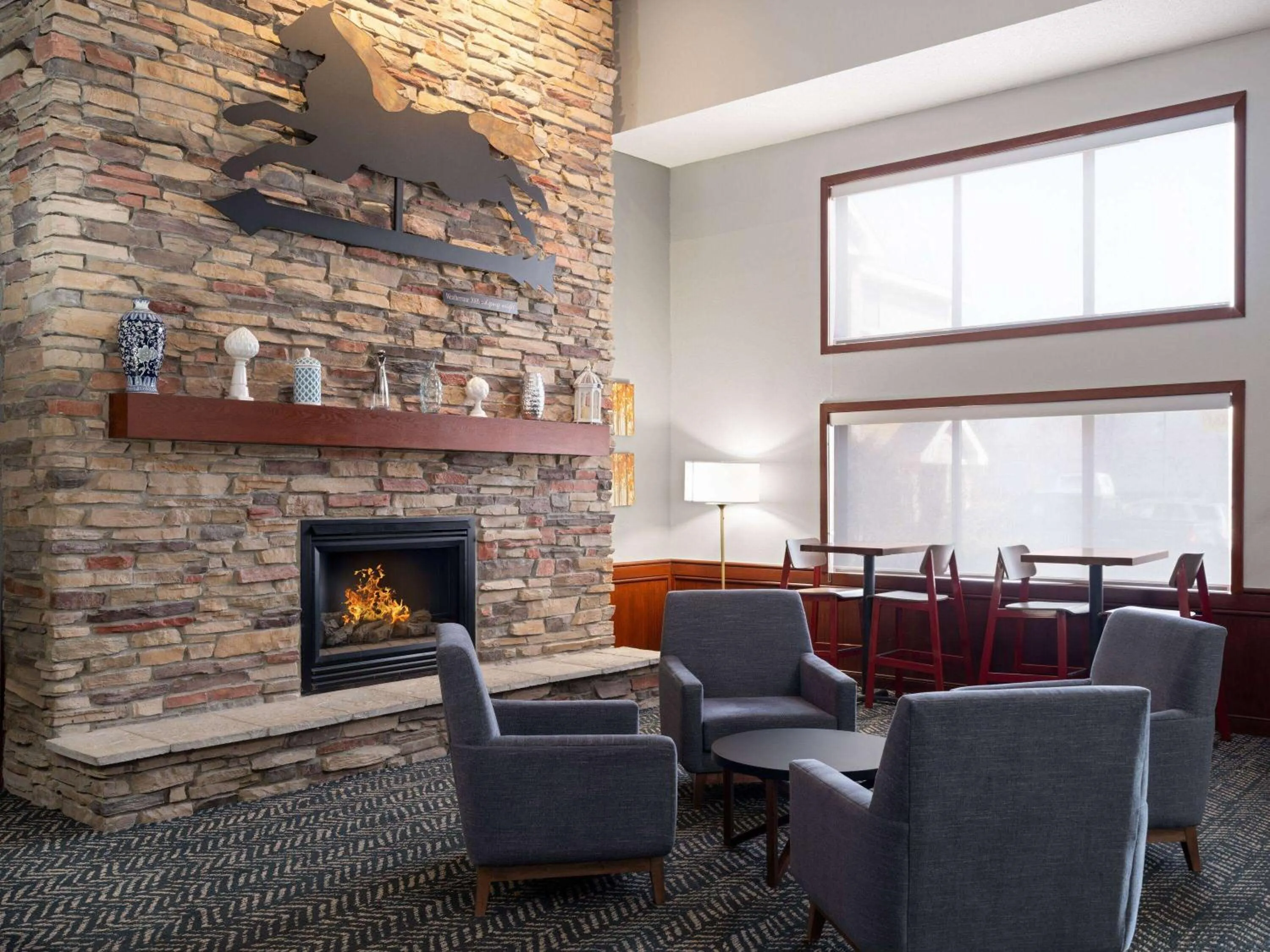 Lobby or reception in AmericInn by Wyndham Shakopee Near Canterbury Park