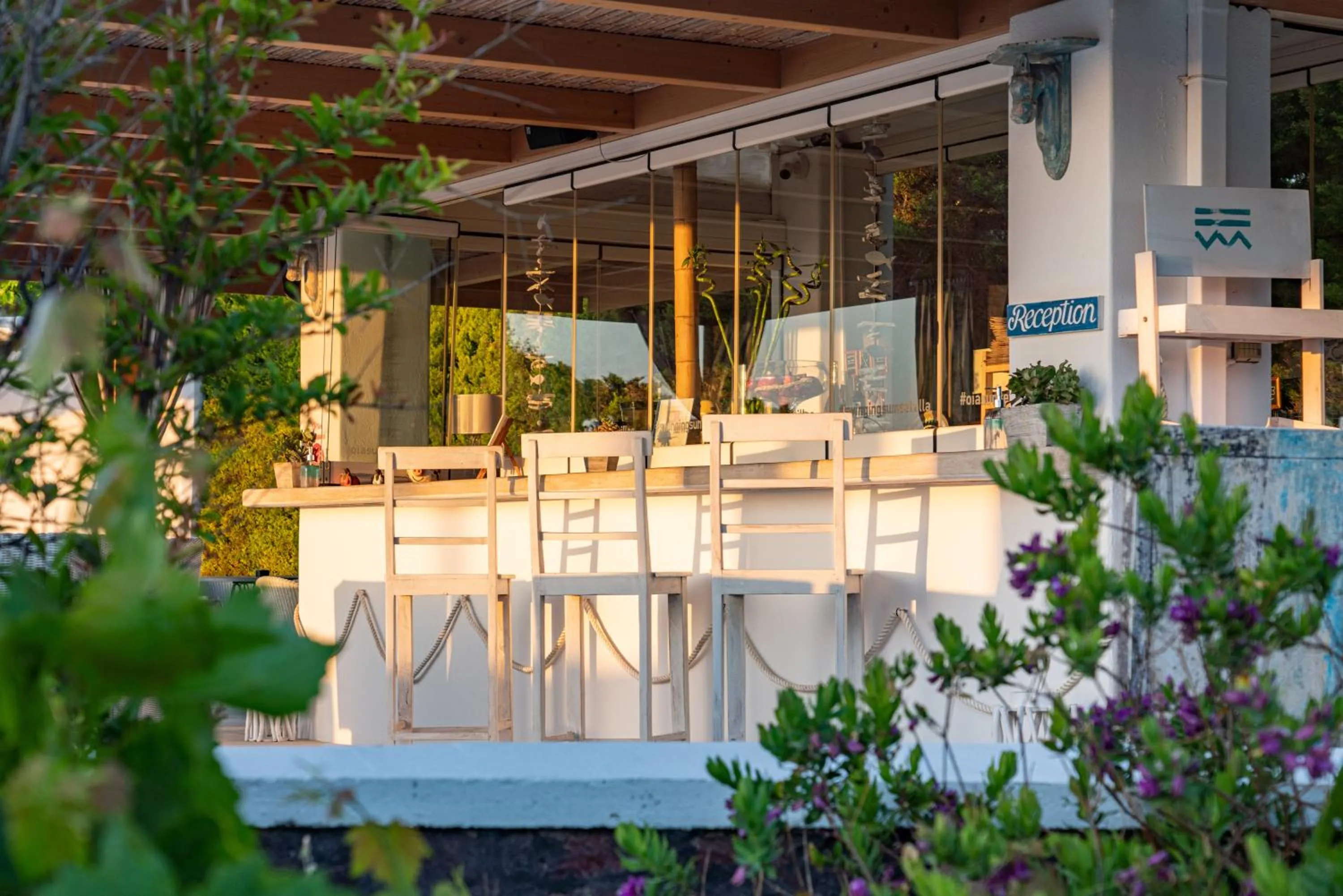Lobby or reception in Oia Sunset Villas