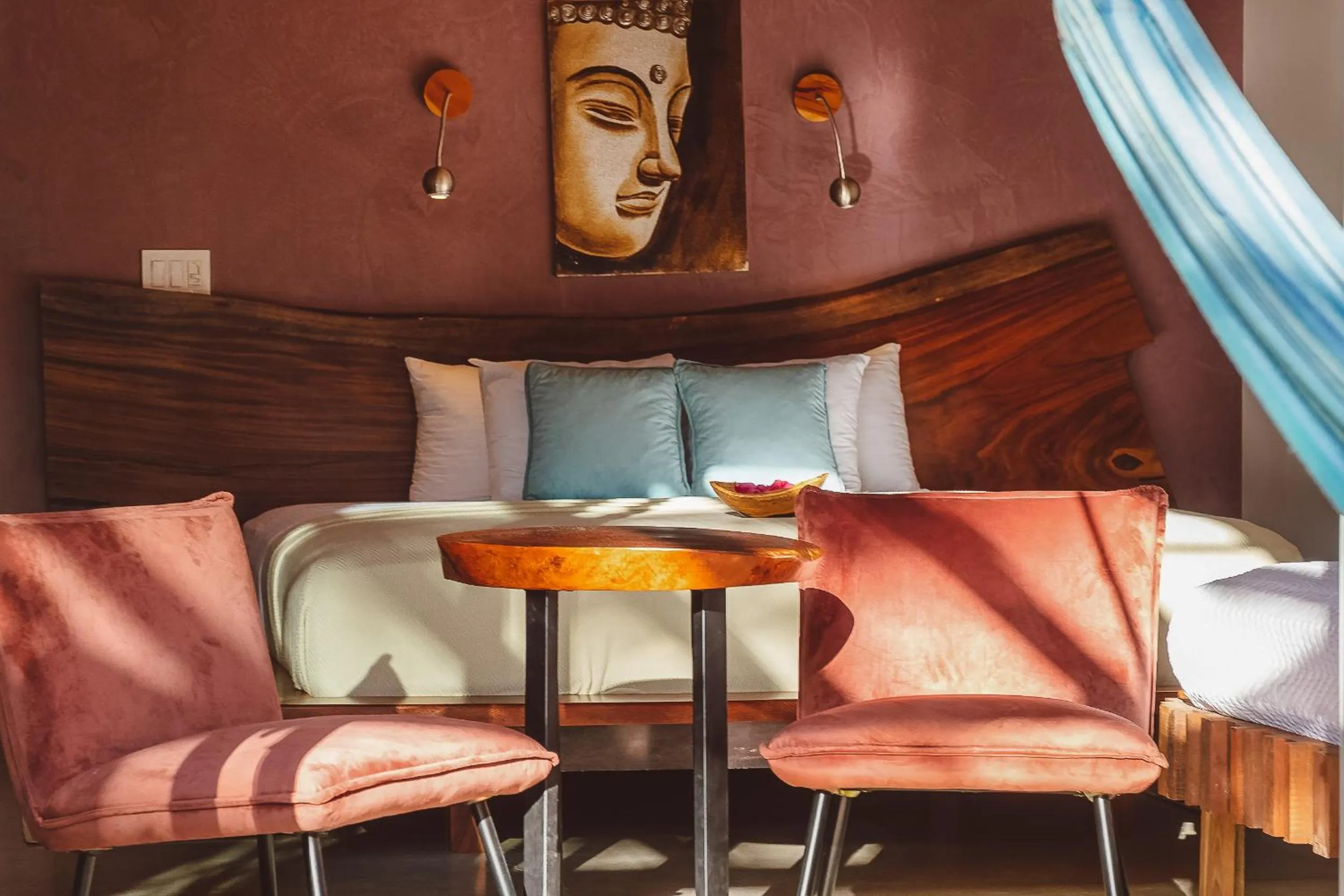 Seating area in Iluminar Beachfront Suites