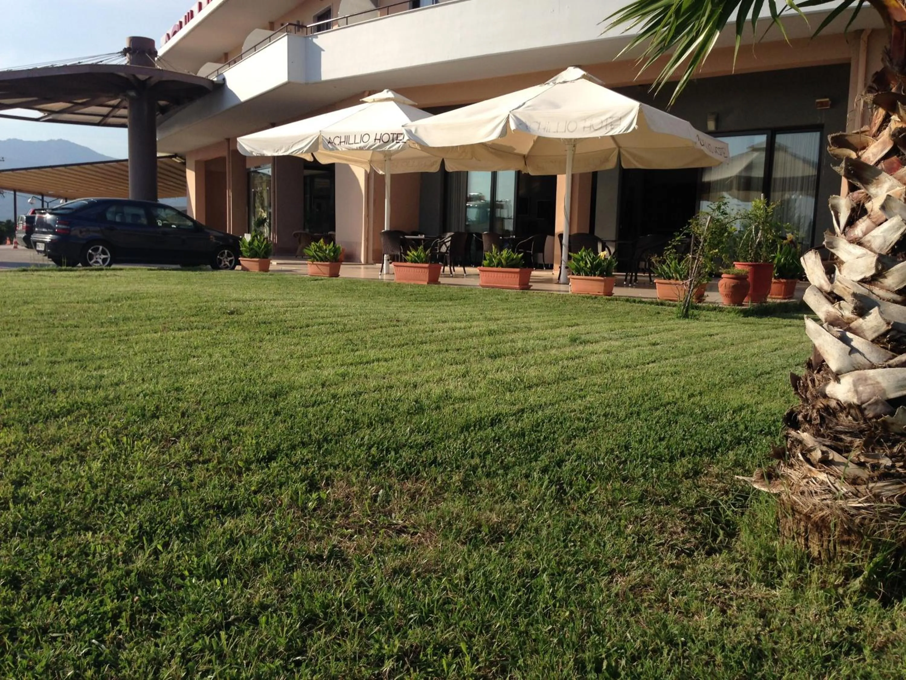 Facade/entrance in Achillio Hotel