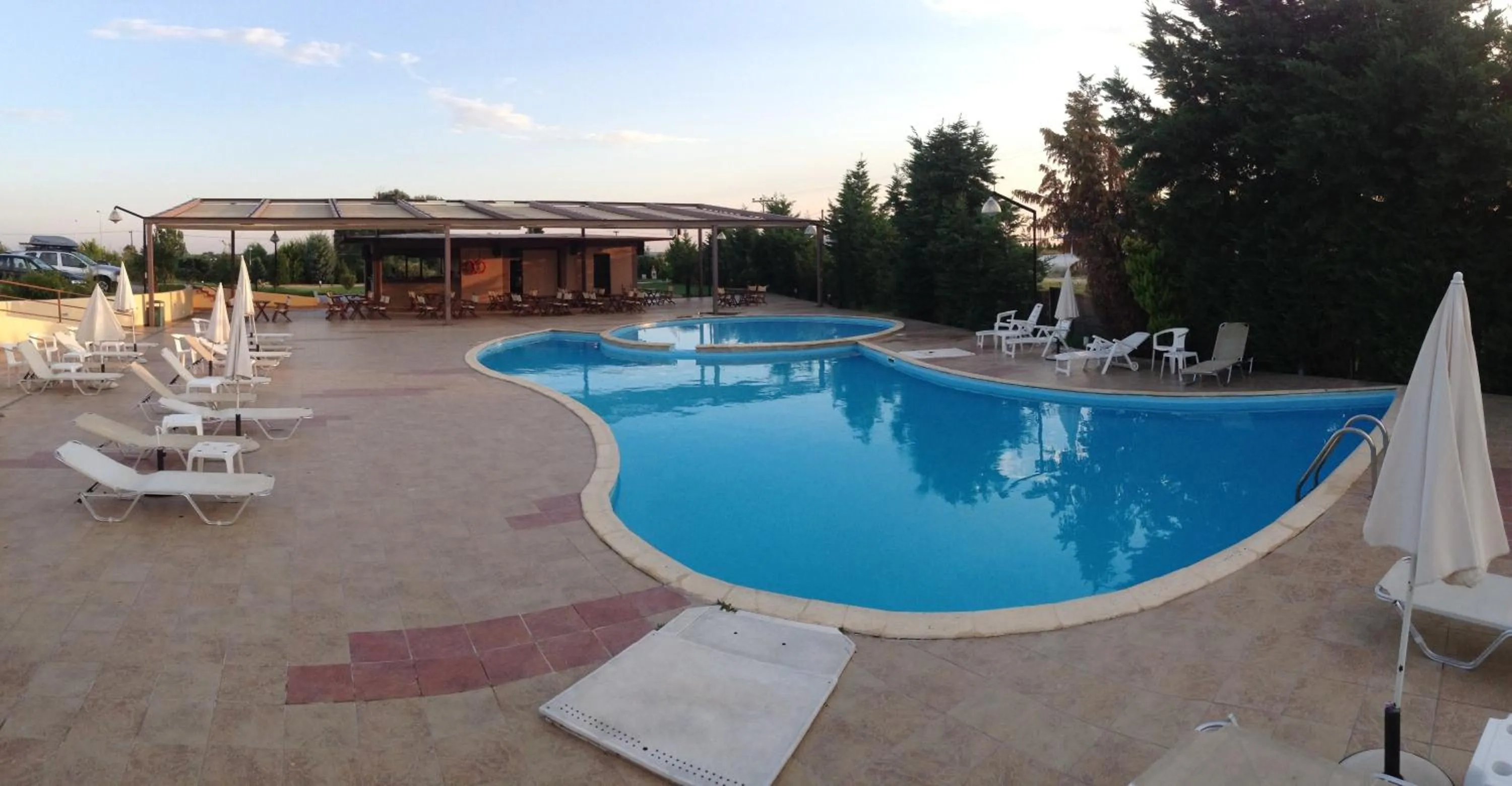 Swimming pool in Achillio Hotel