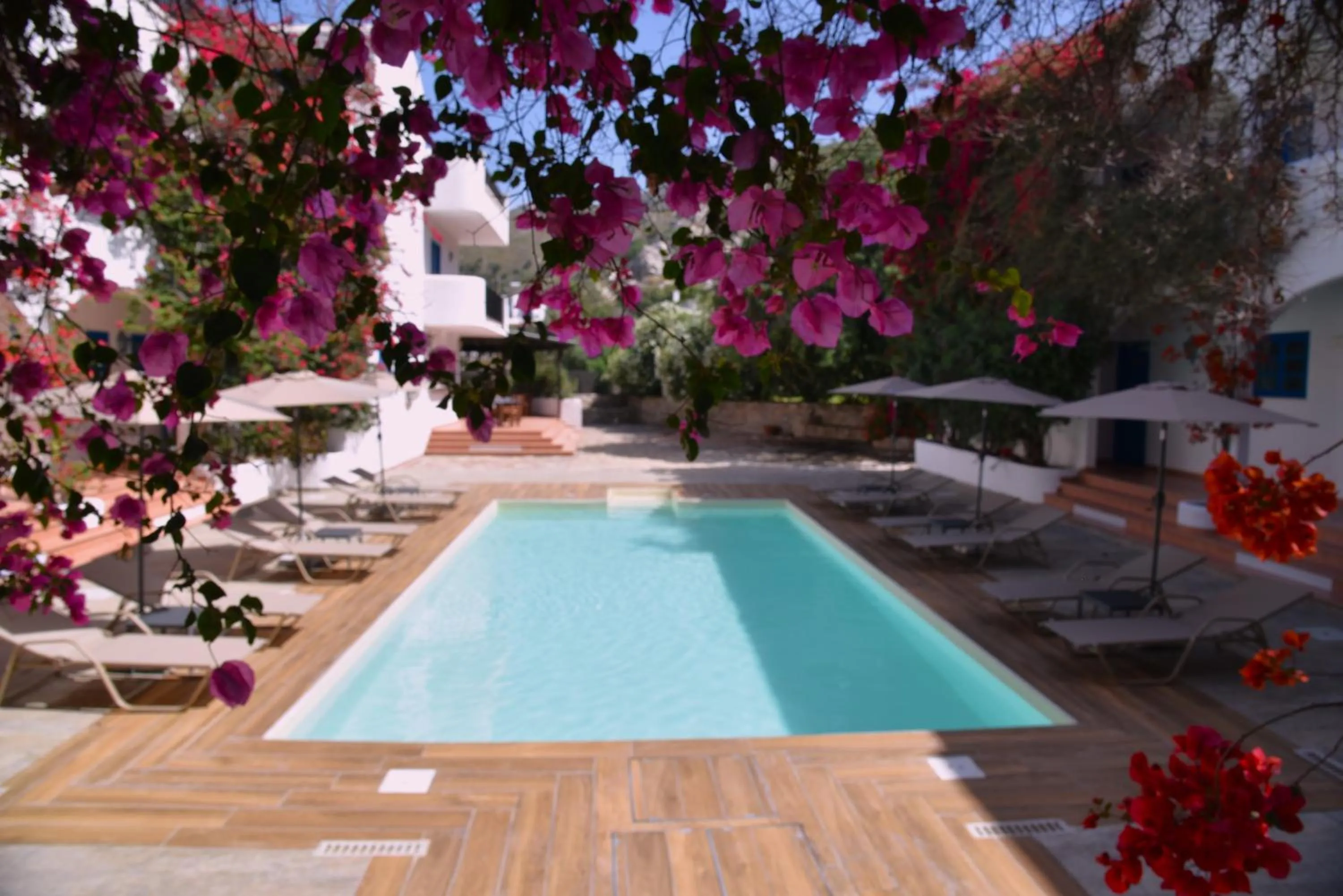 Swimming pool in Boutique Hotel Tilos Mare