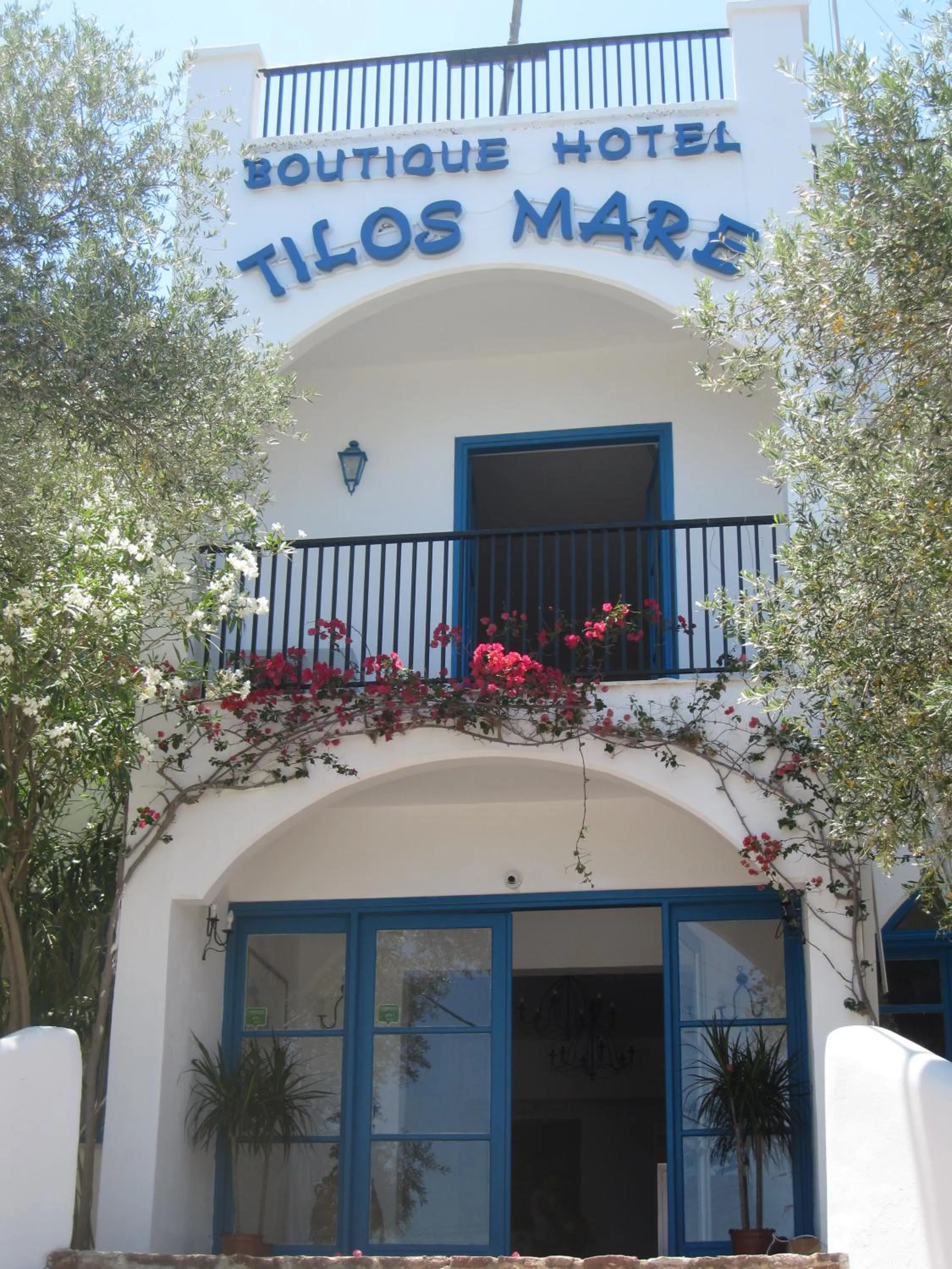 Facade/entrance in Boutique Hotel Tilos Mare