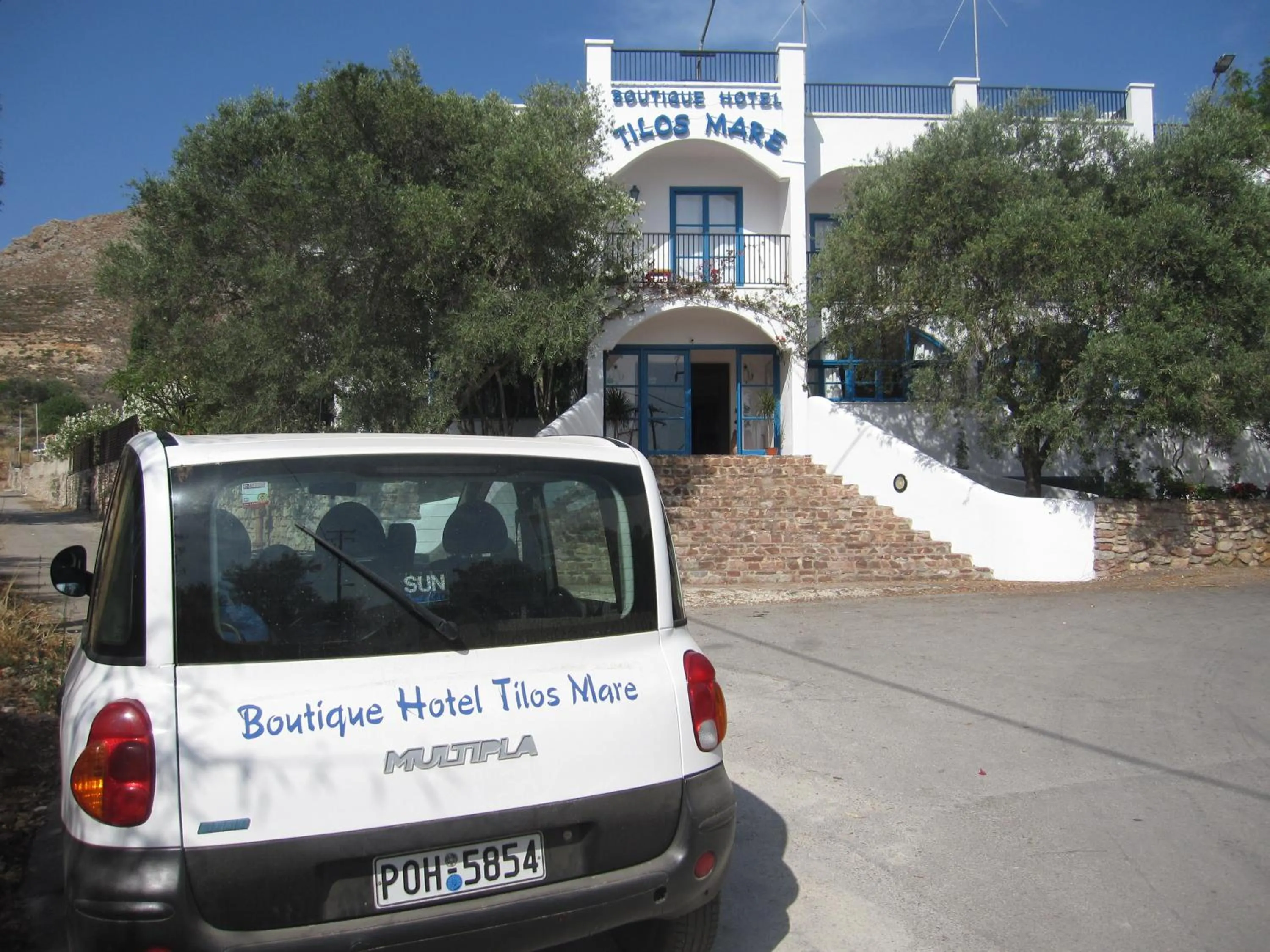 Facade/entrance in Boutique Hotel Tilos Mare