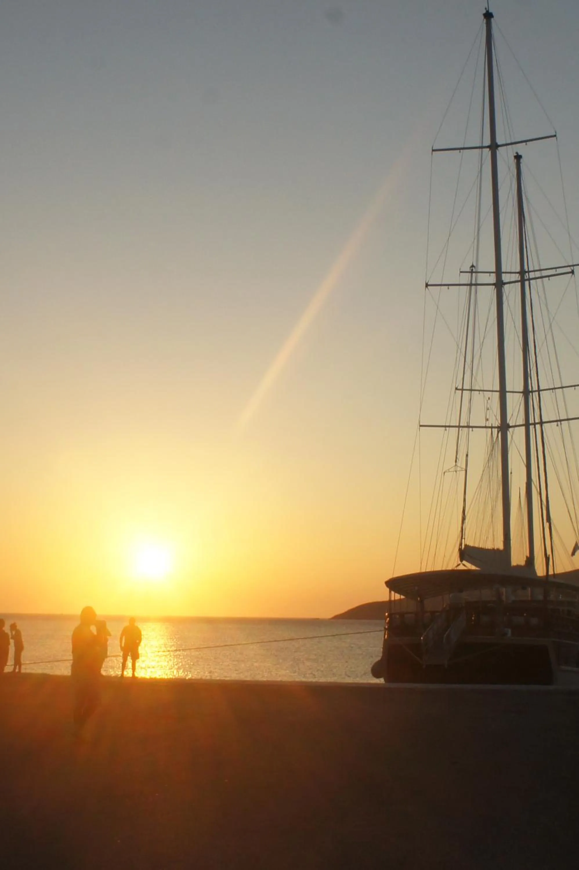 Sunset in Boutique Hotel Tilos Mare
