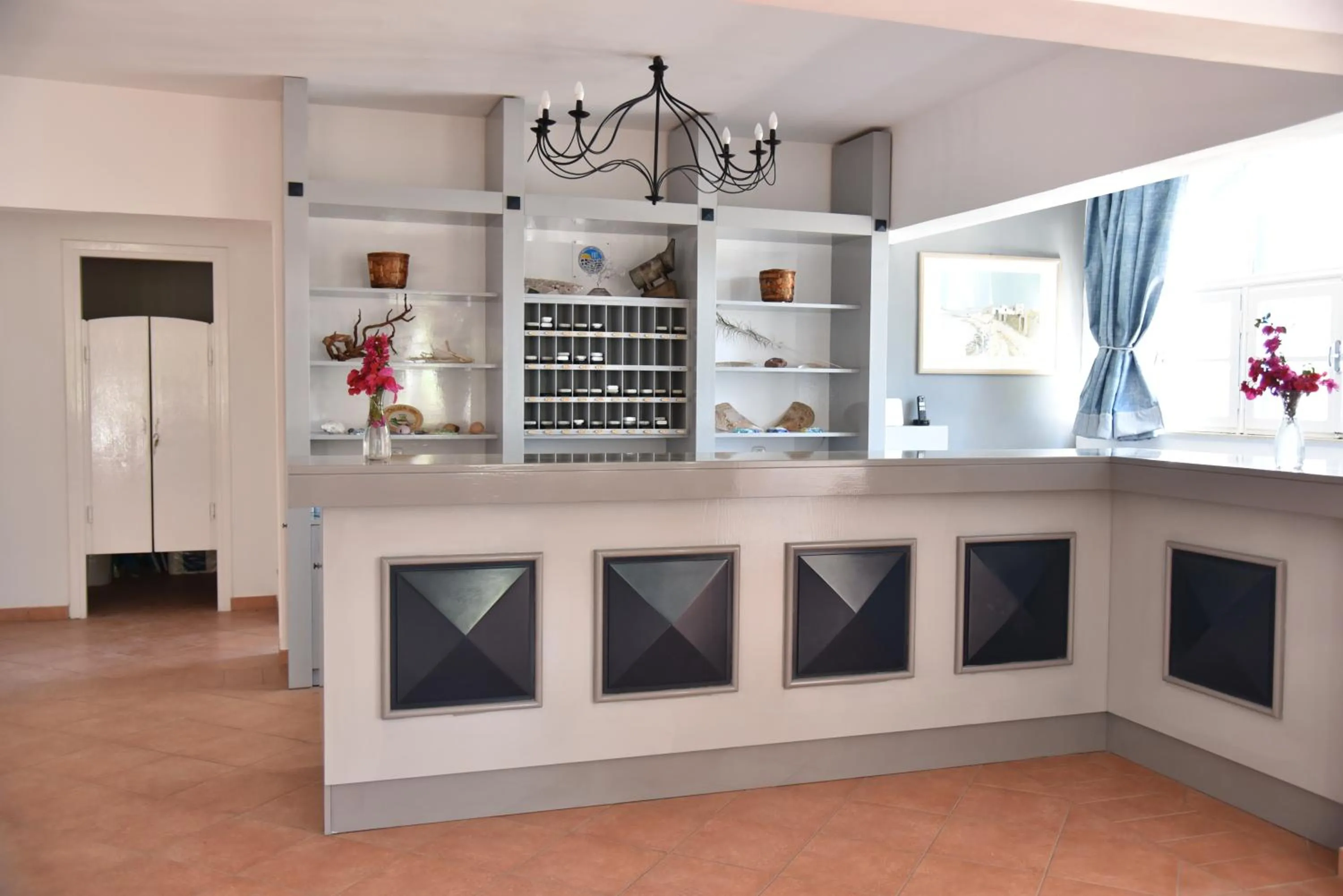 Lobby or reception in Boutique Hotel Tilos Mare