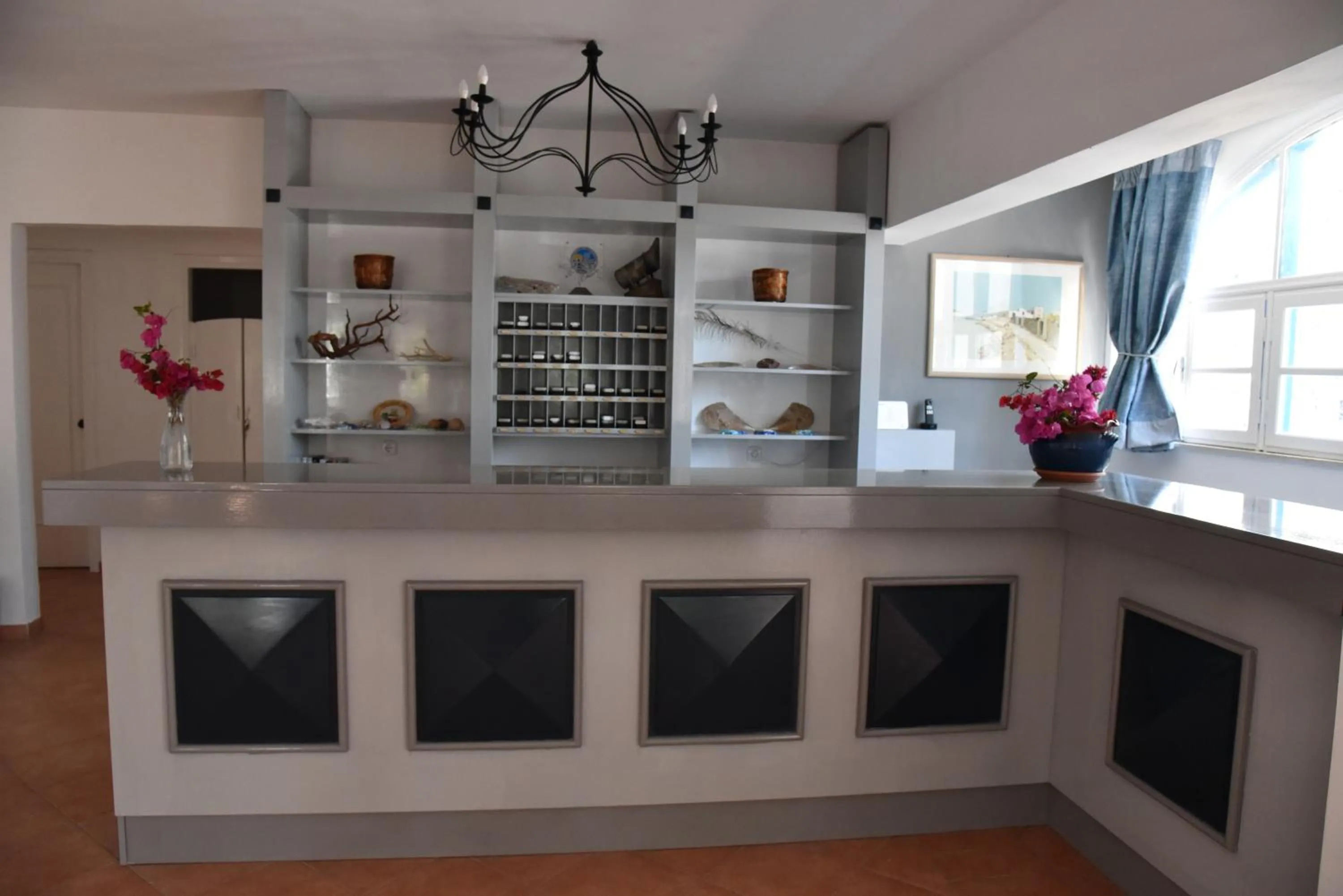 Lobby or reception in Boutique Hotel Tilos Mare