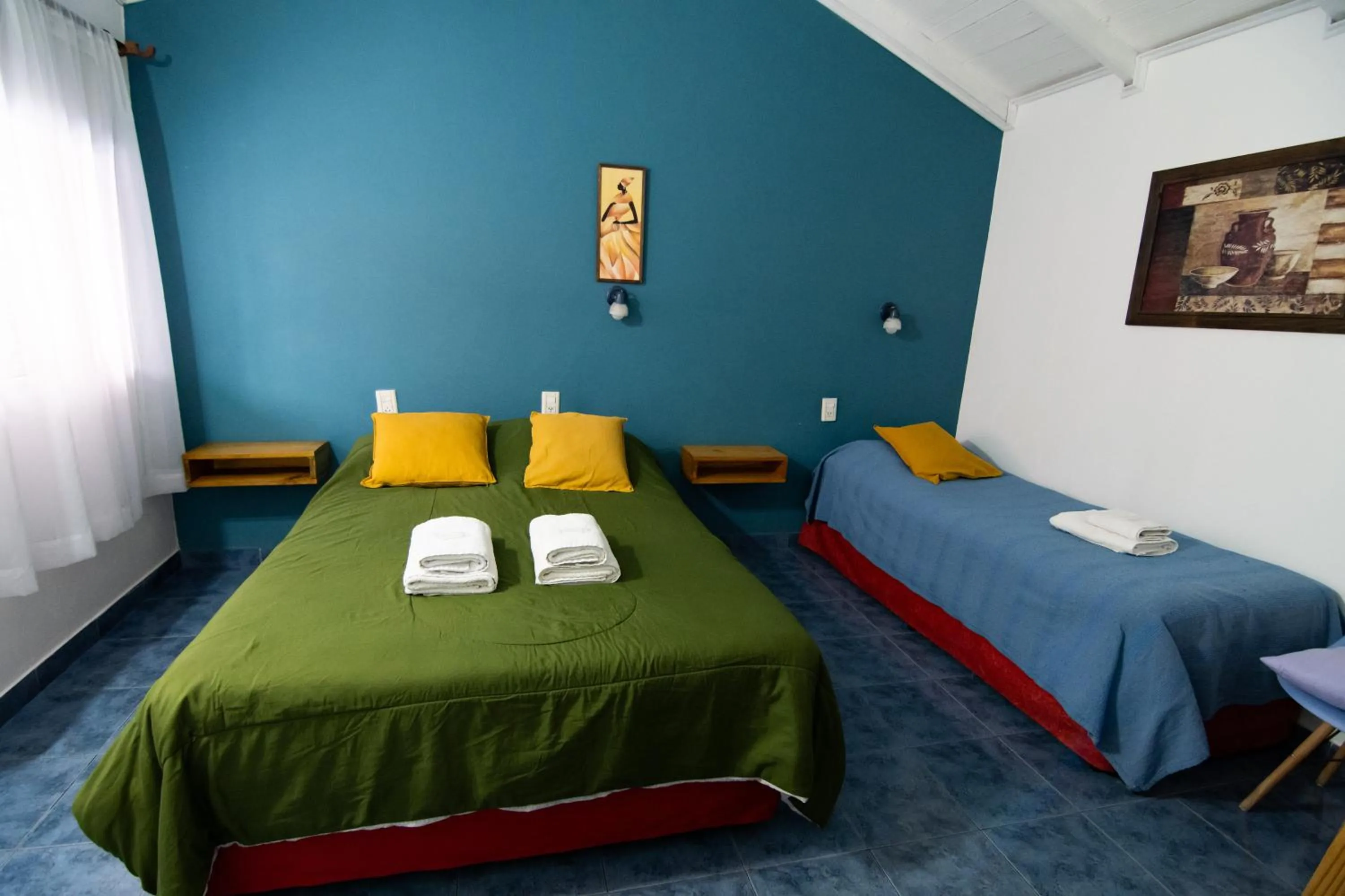 Bed in Hosteria Patagonia