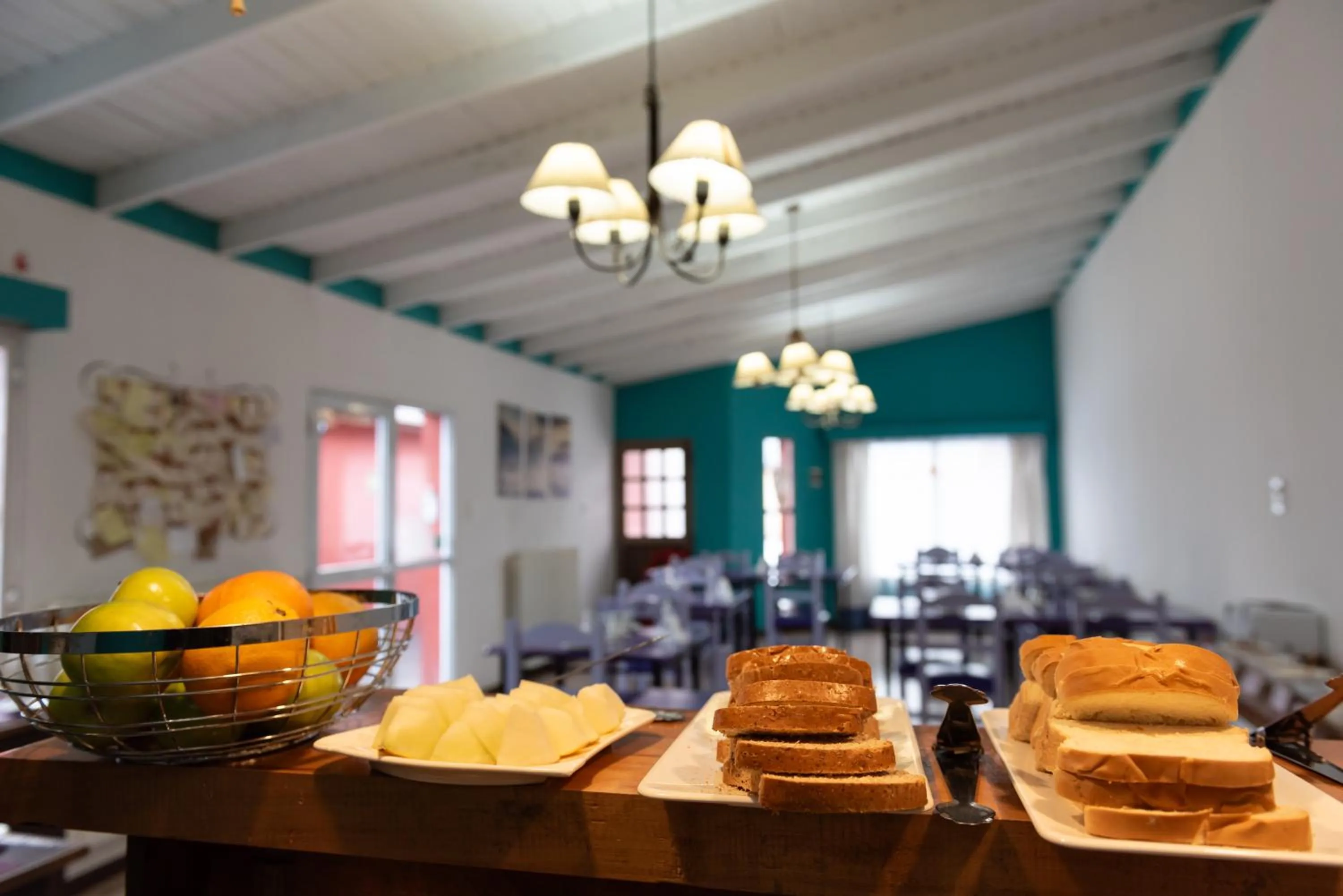 Buffet breakfast in Hosteria Patagonia