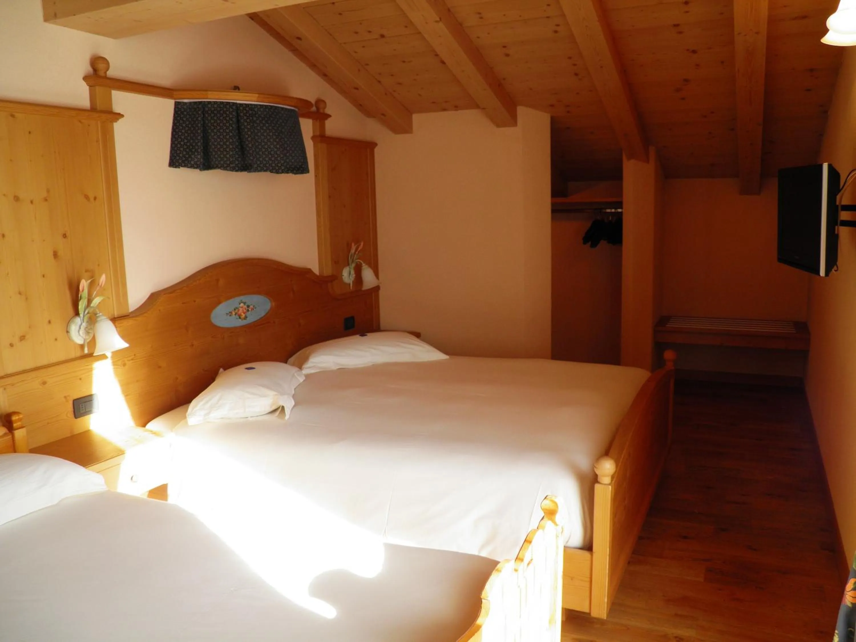 Bed in Hotel Pontiglia