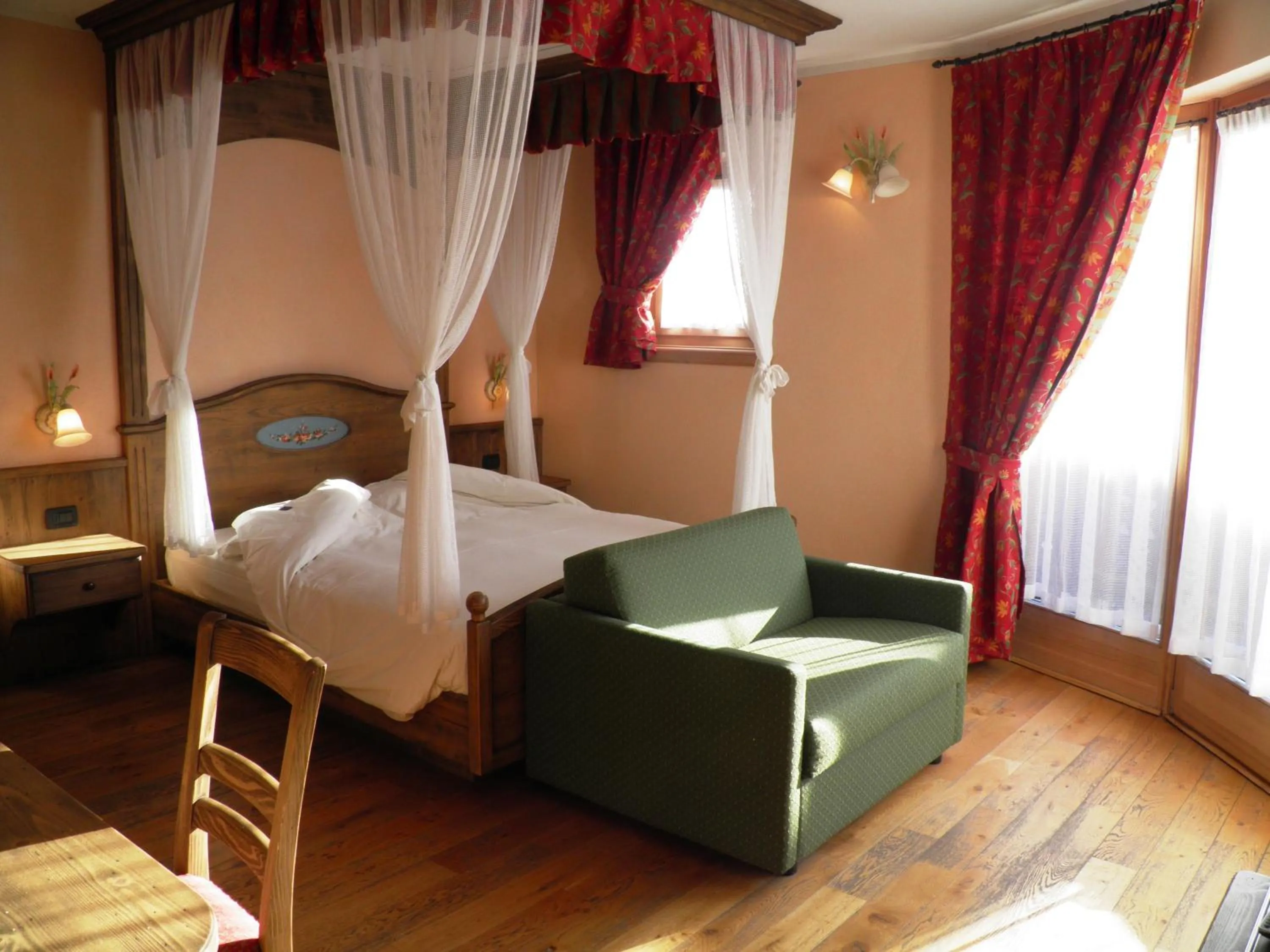 Bed in Hotel Pontiglia