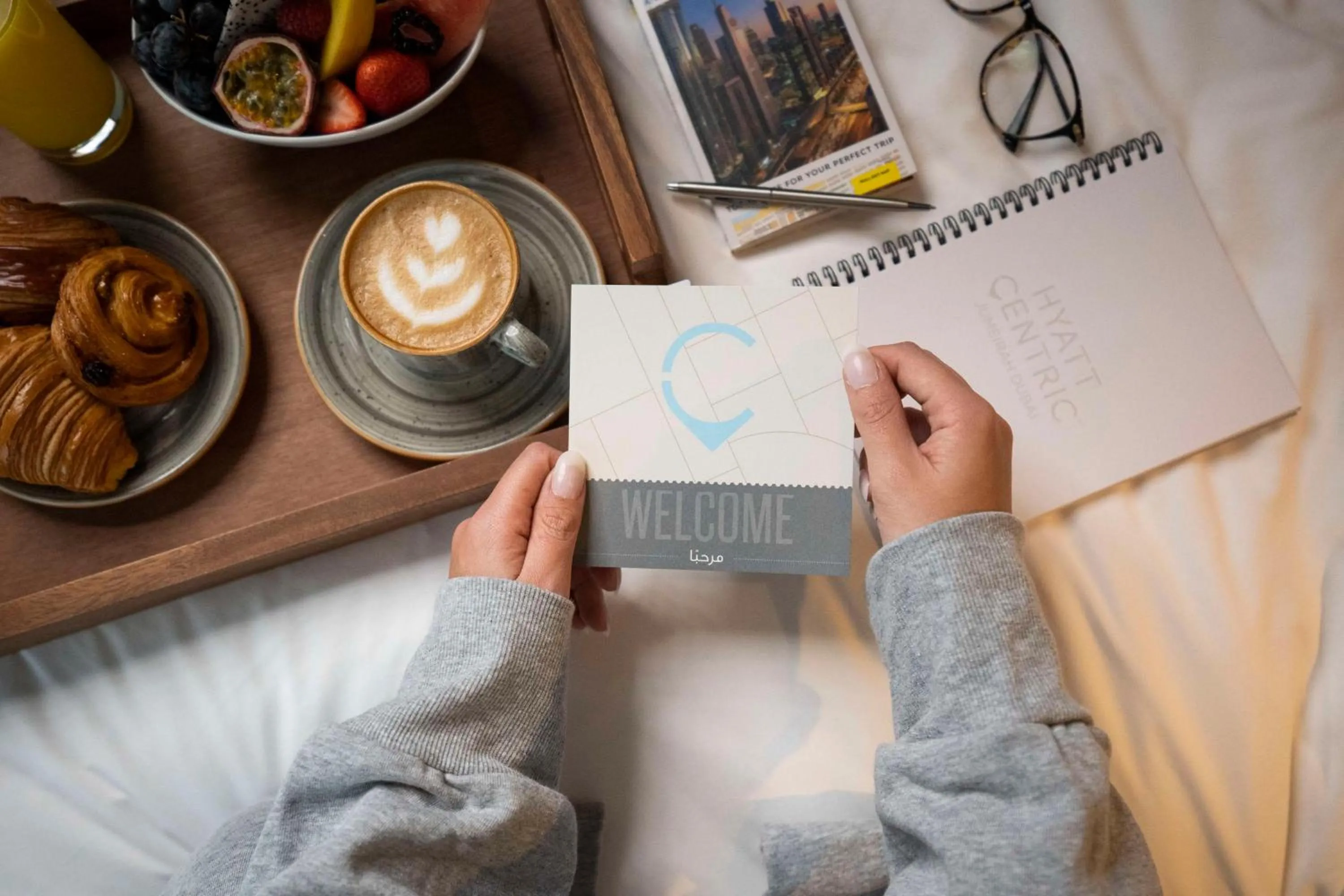 room service in Hyatt Centric Jumeirah Dubai