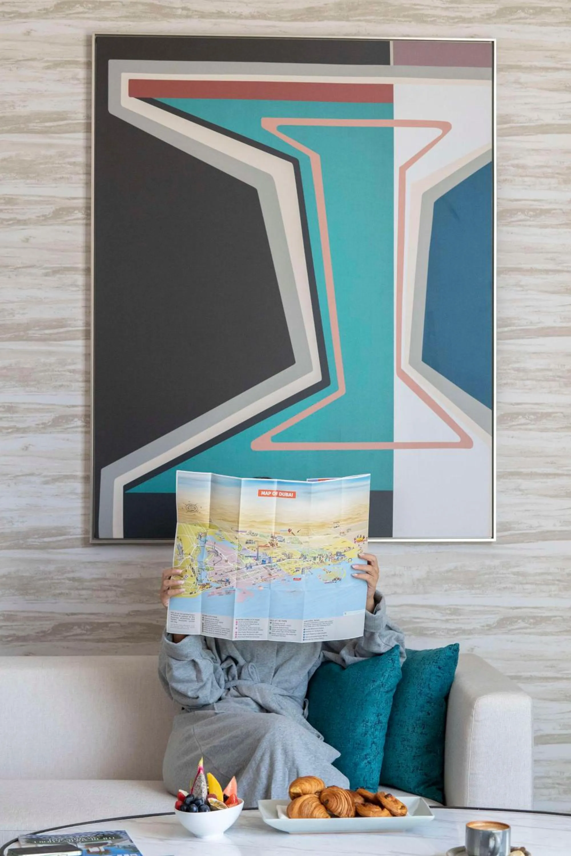 Seating area in Hyatt Centric Jumeirah Dubai