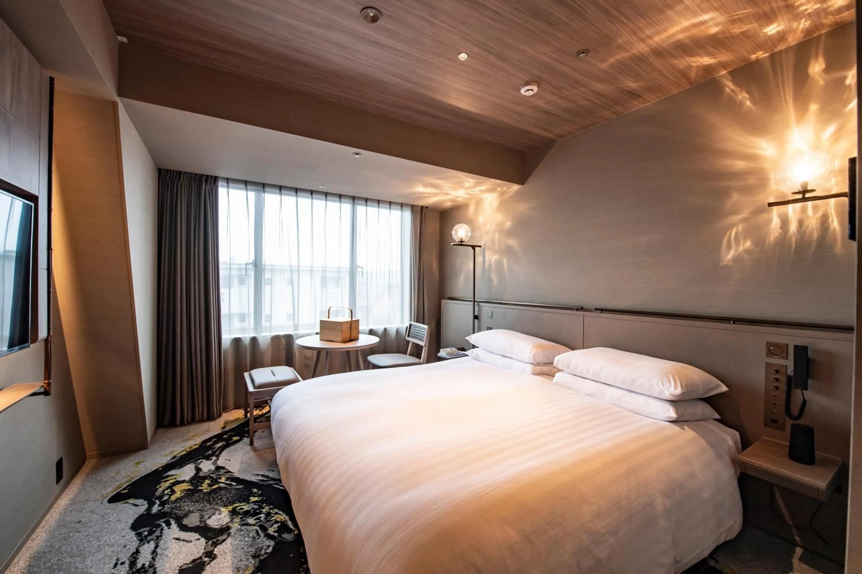 Bed in THE HOTEL HIGASHIYAMA KYOTO TOKYU, A Pan Pacific Hotel