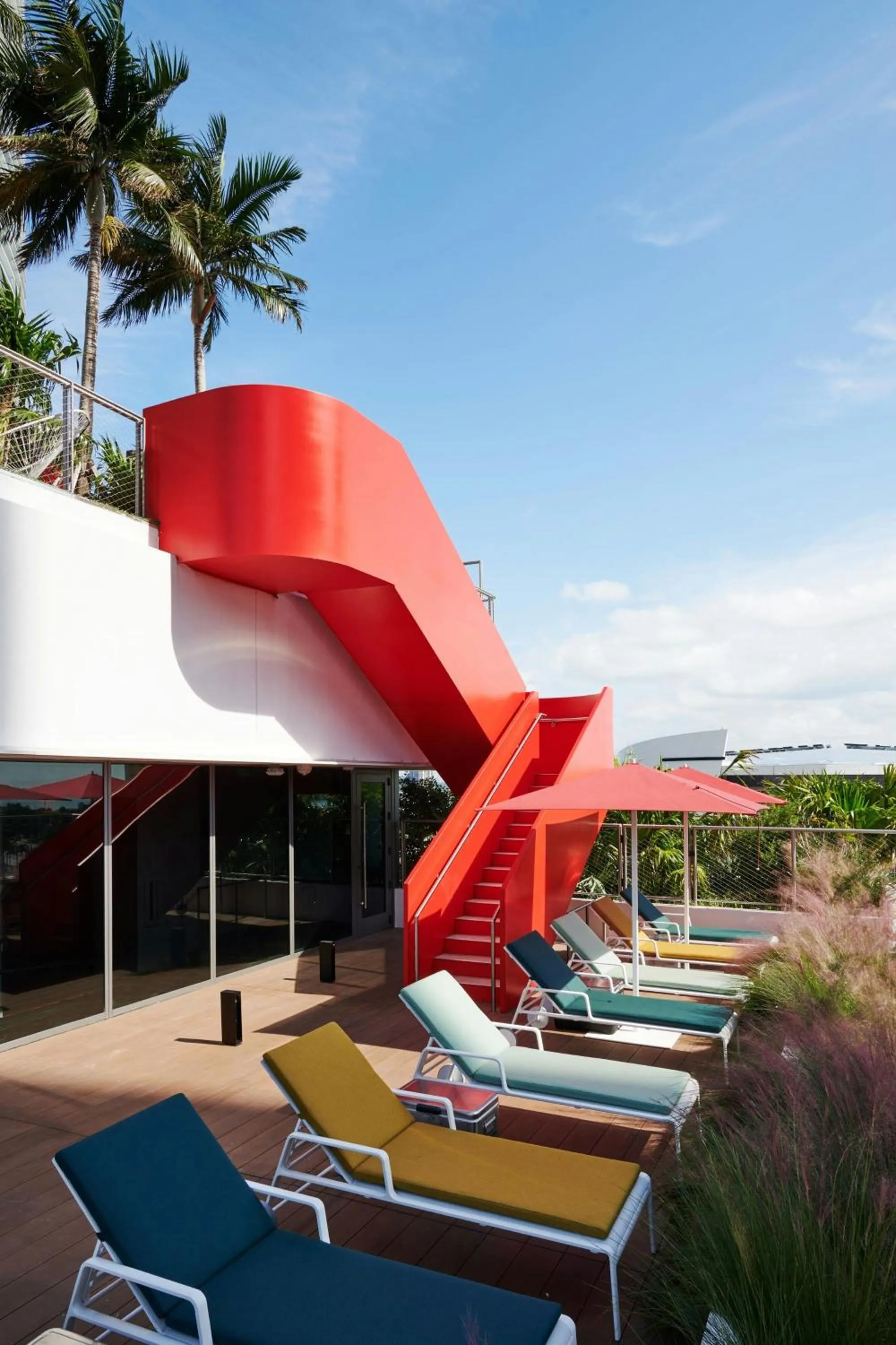Swimming pool in citizenM Miami World Center