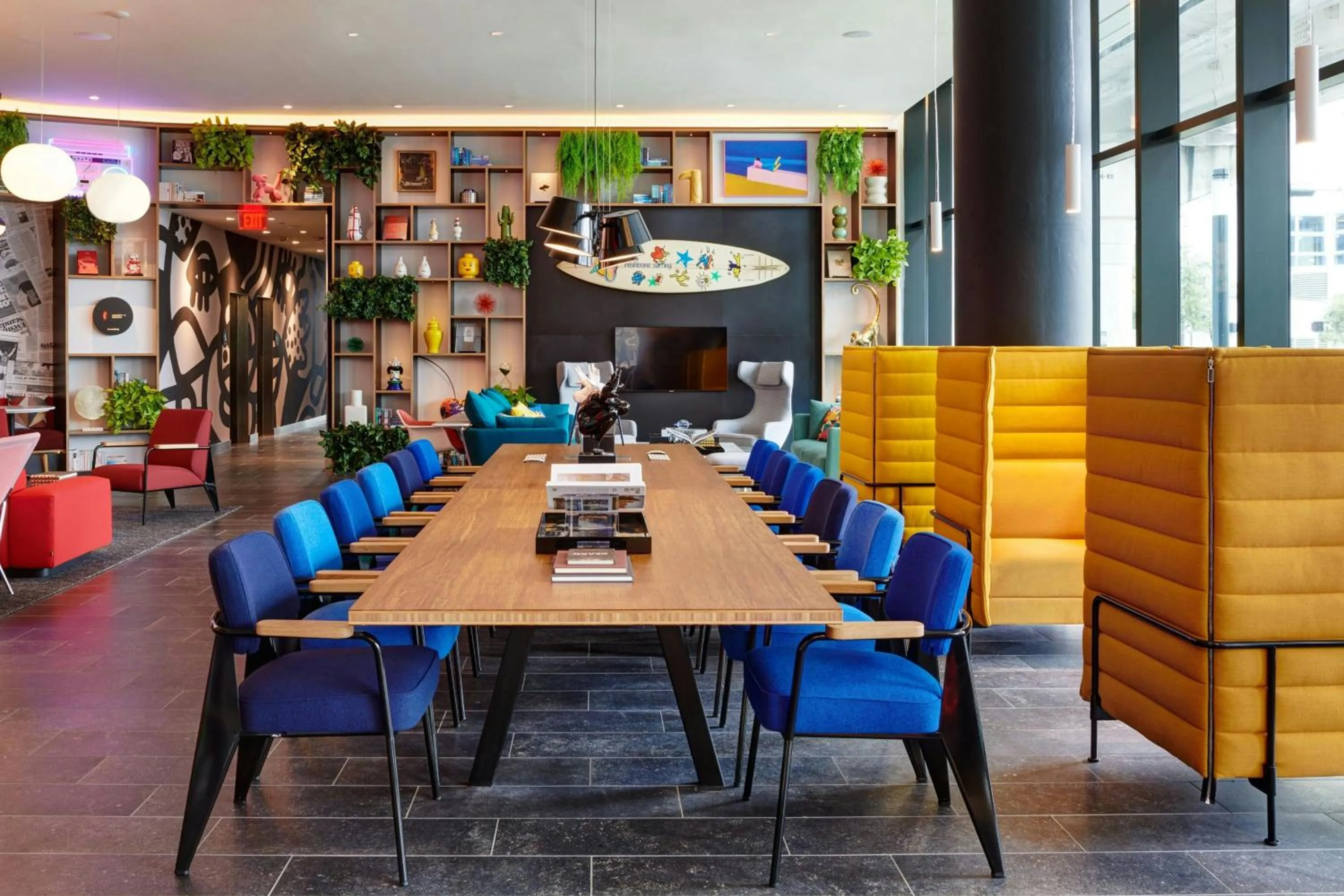 Lobby or reception in citizenM Miami World Center