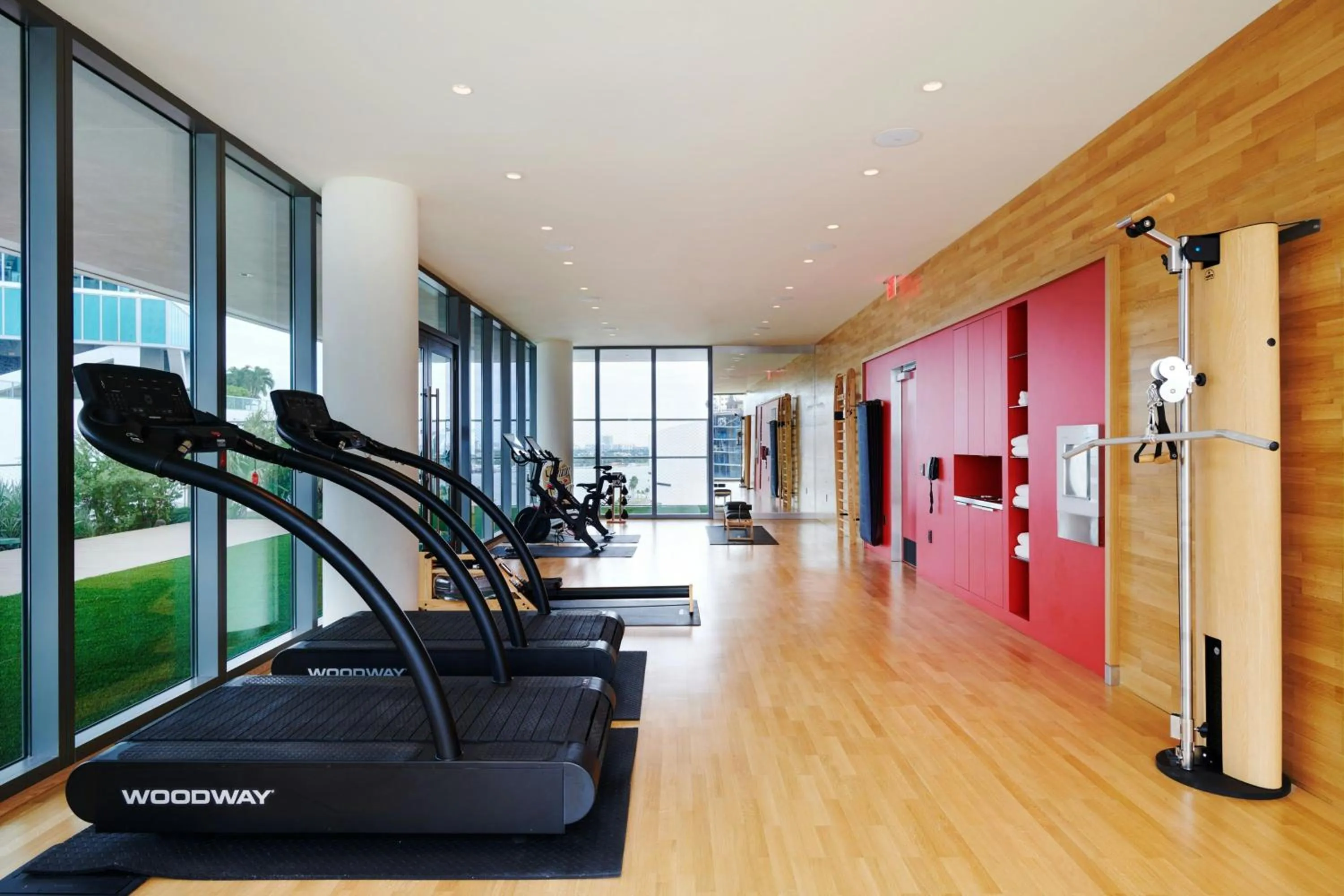 Fitness centre/facilities in citizenM Miami World Center