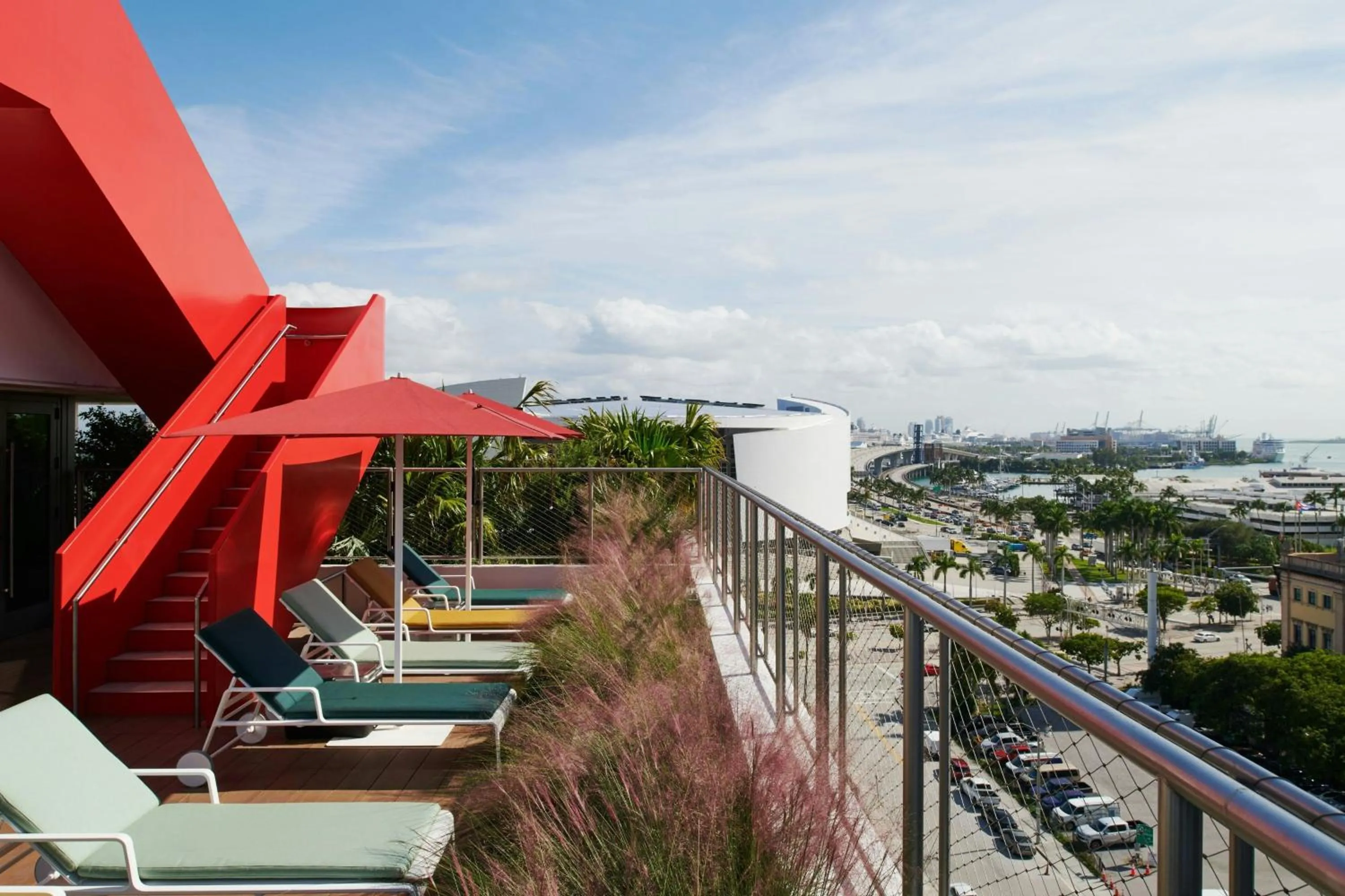 Swimming pool in citizenM Miami World Center