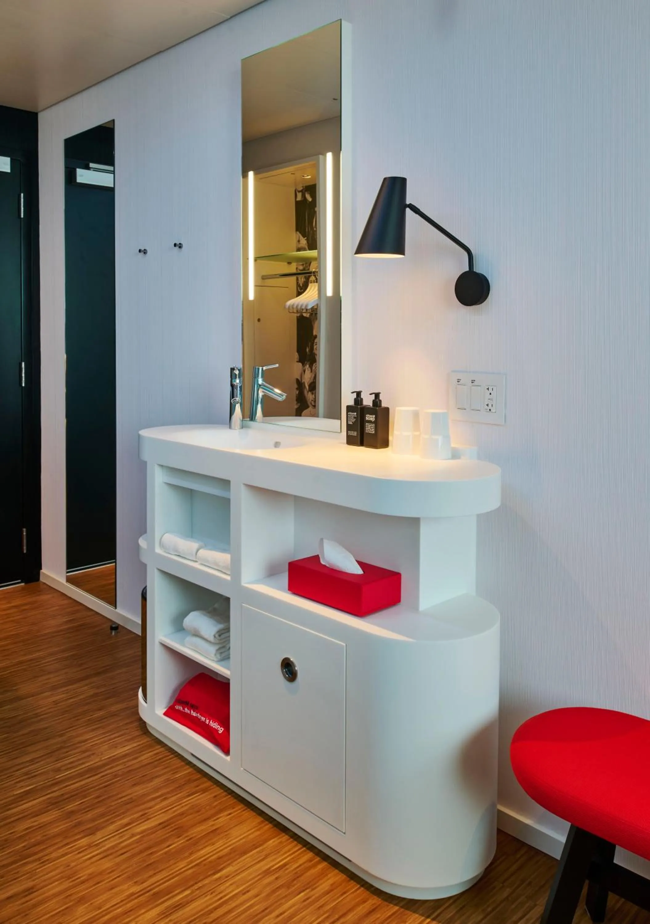 Bathroom in citizenM Miami World Center