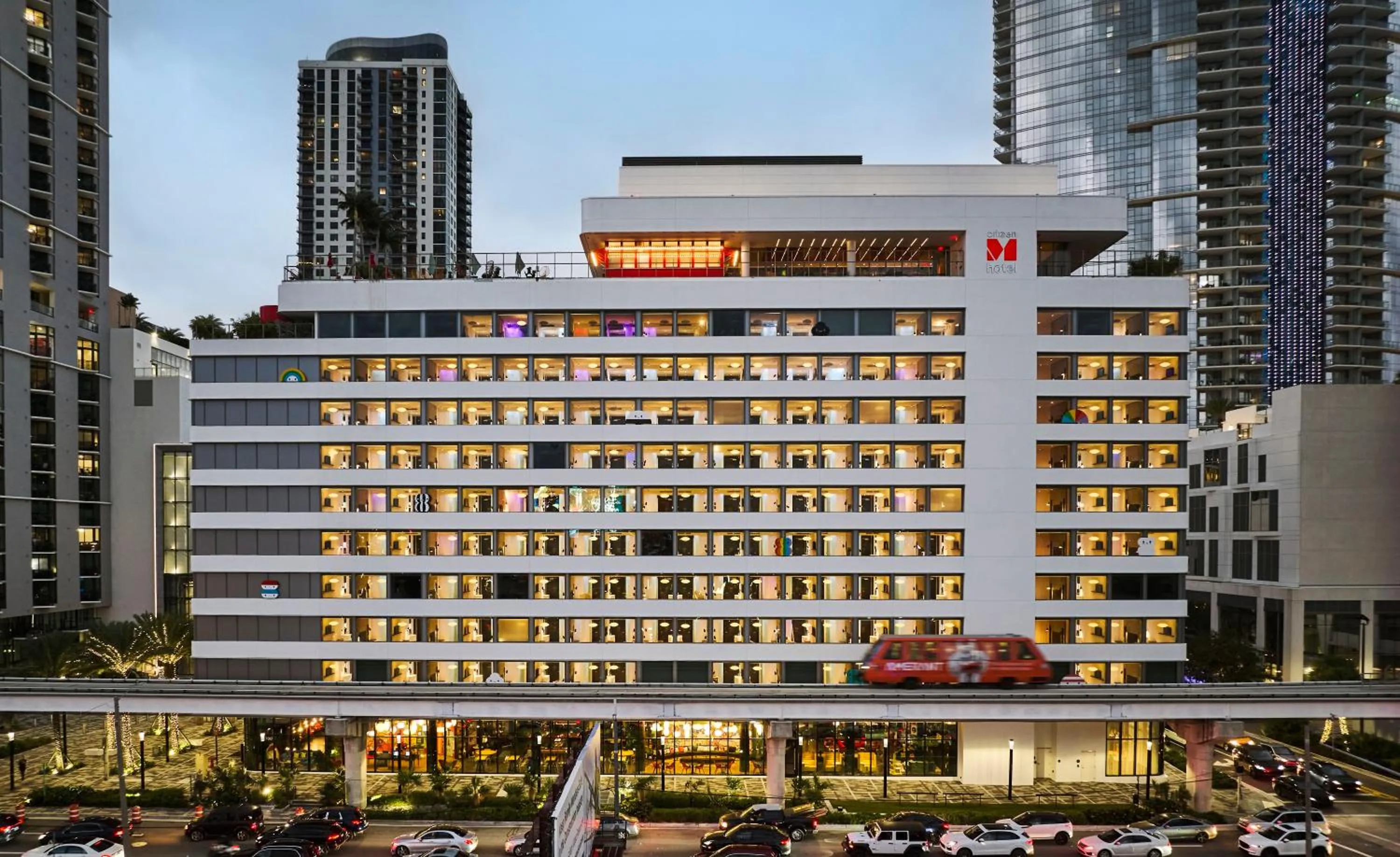 Property building in citizenM Miami World Center