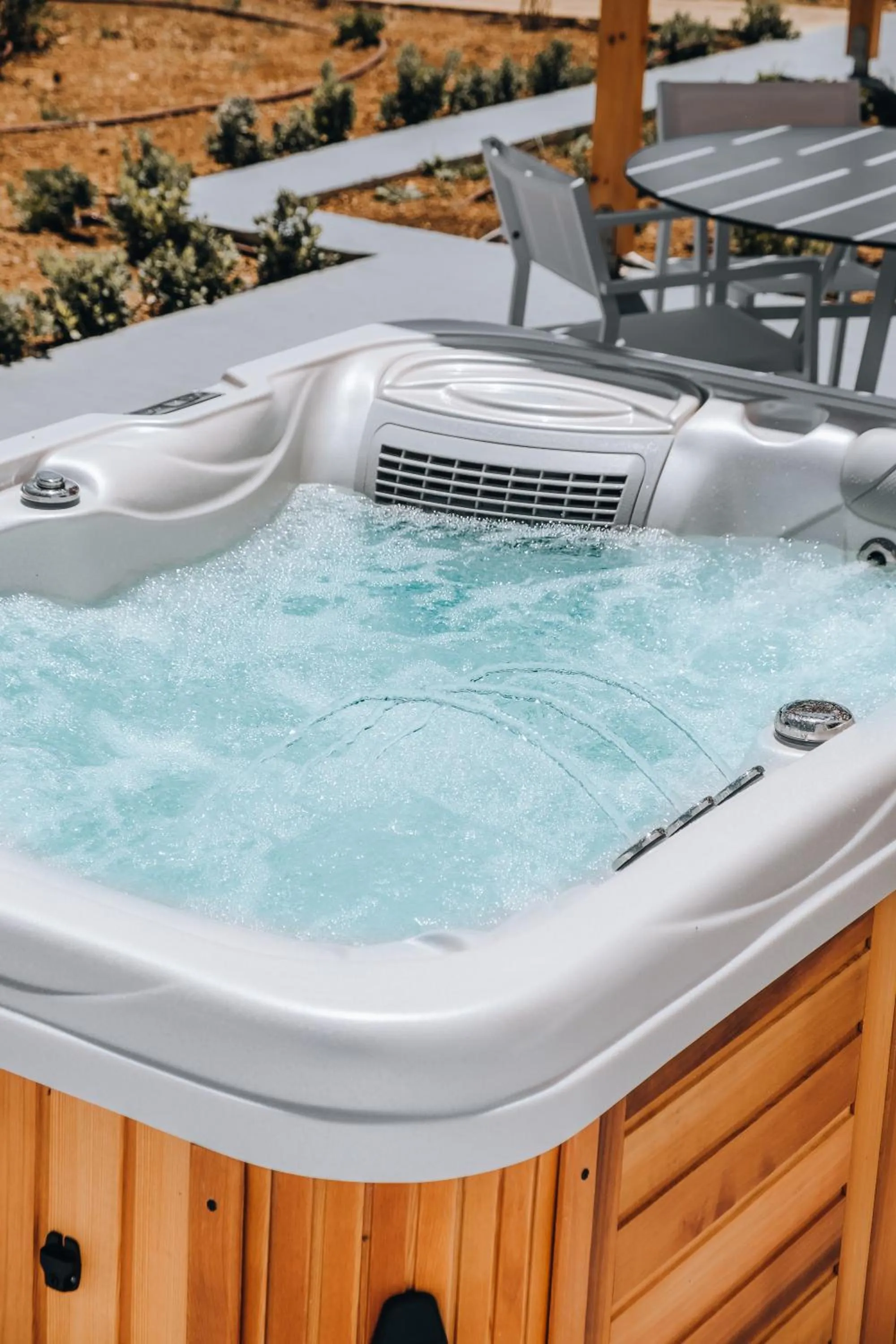 Natural landscape in Xerolithos Natural Living