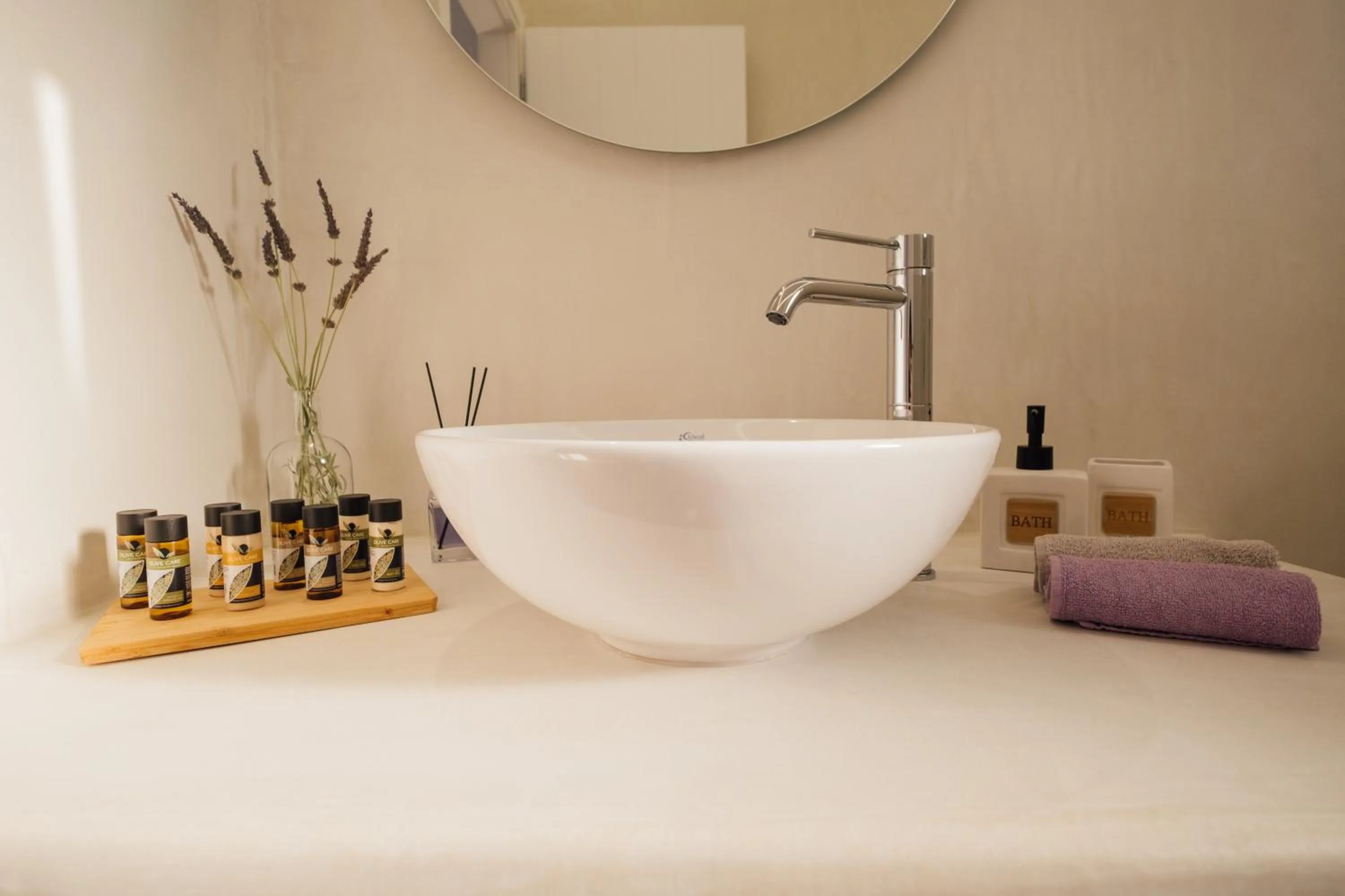 Bathroom in Xerolithos Natural Living