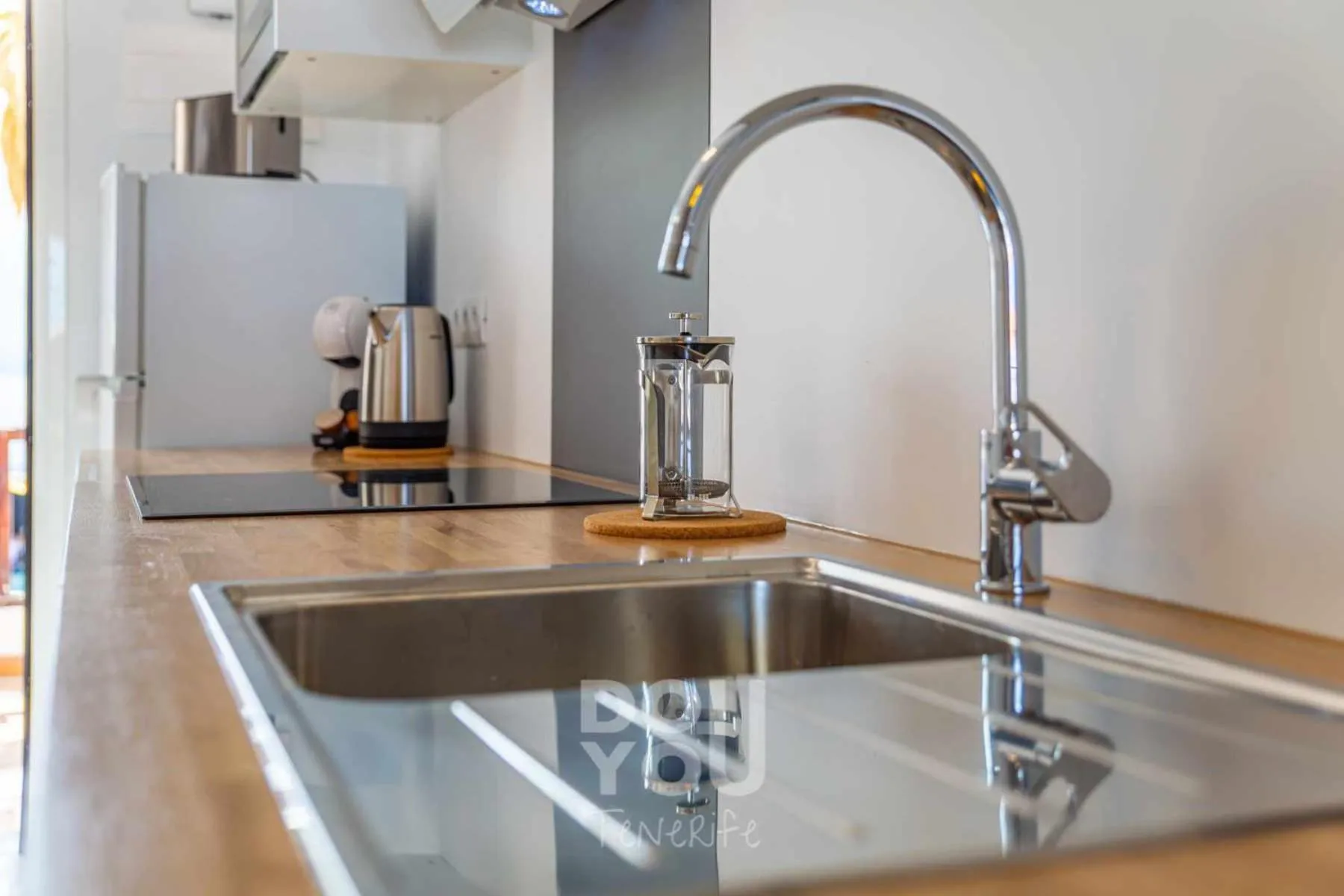 Kitchen or kitchenette in Apartment Paraiso Royal