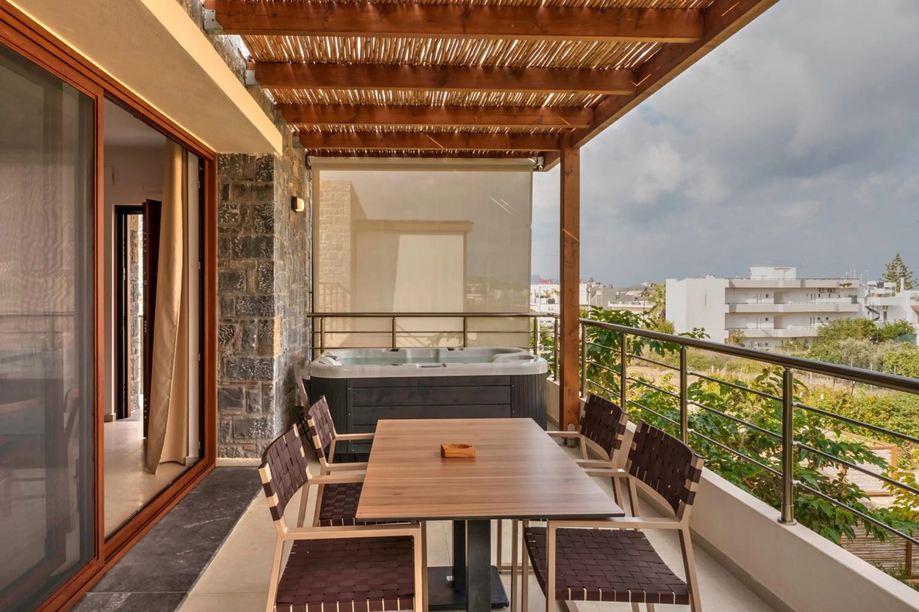 Hot Tub in Volta Suites and Villas