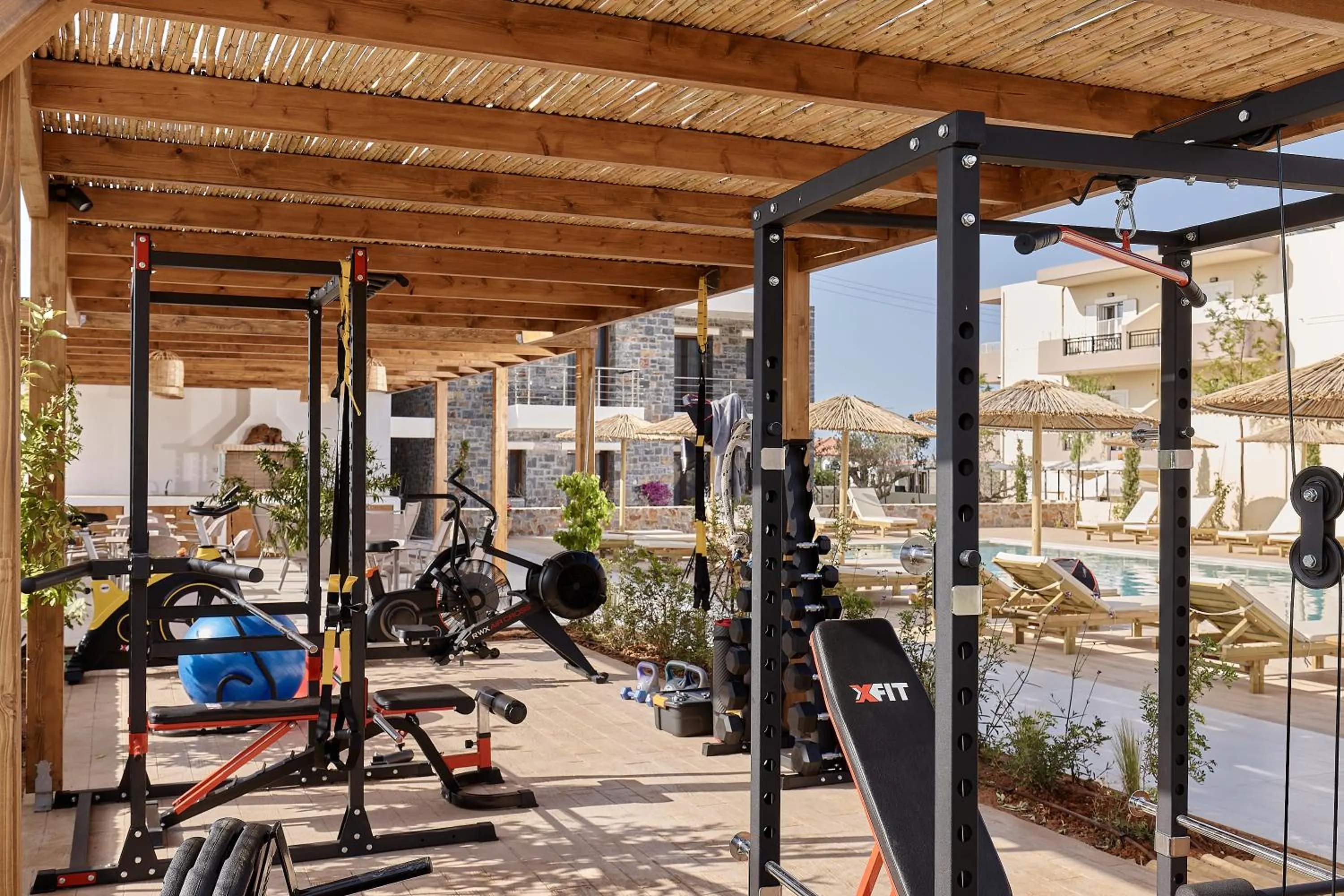 Fitness centre/facilities in Volta Suites and Villas