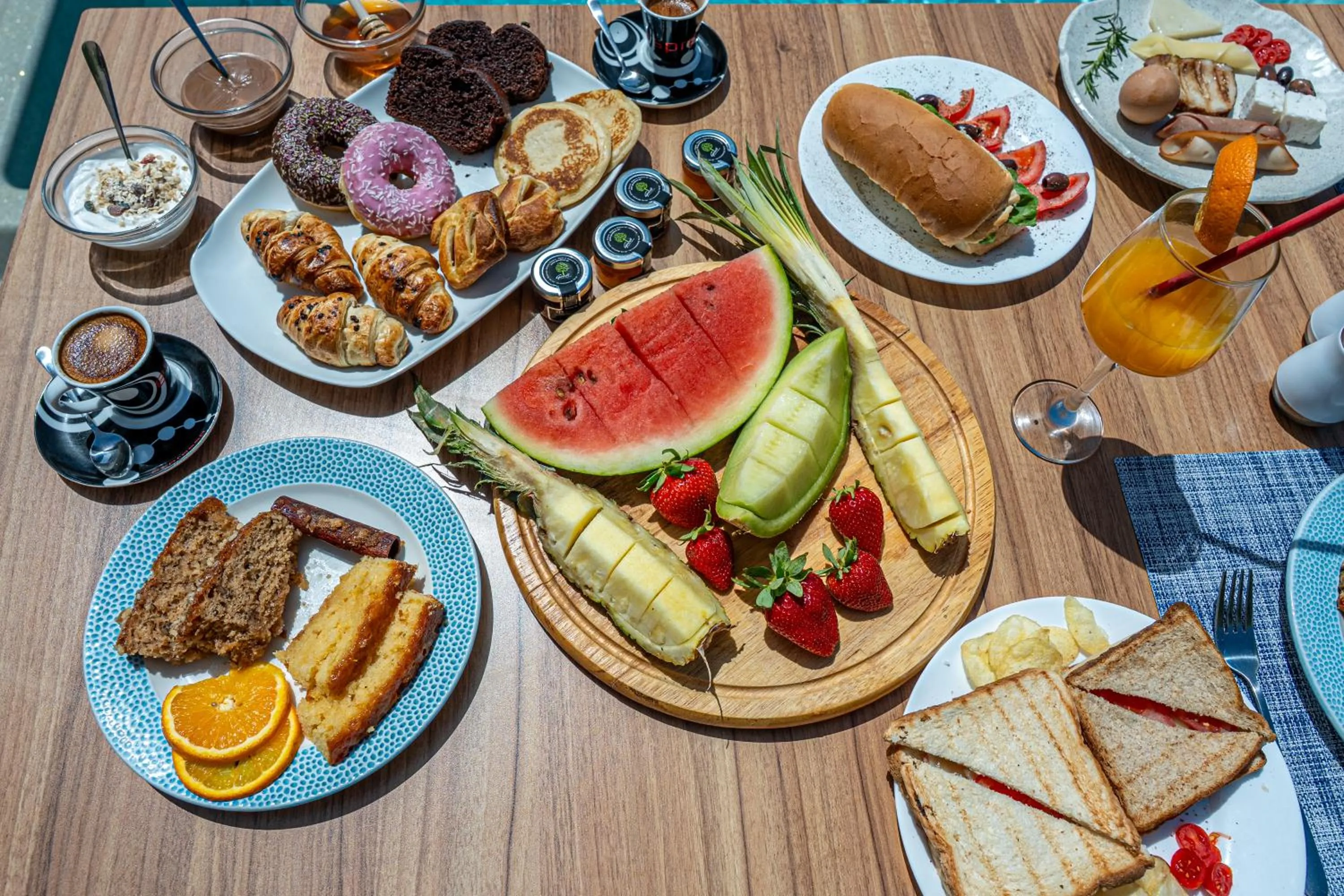 Breakfast in Volta Suites and Villas