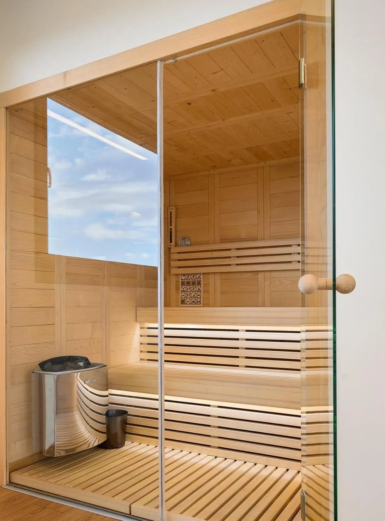Sauna in Volta Suites and Villas