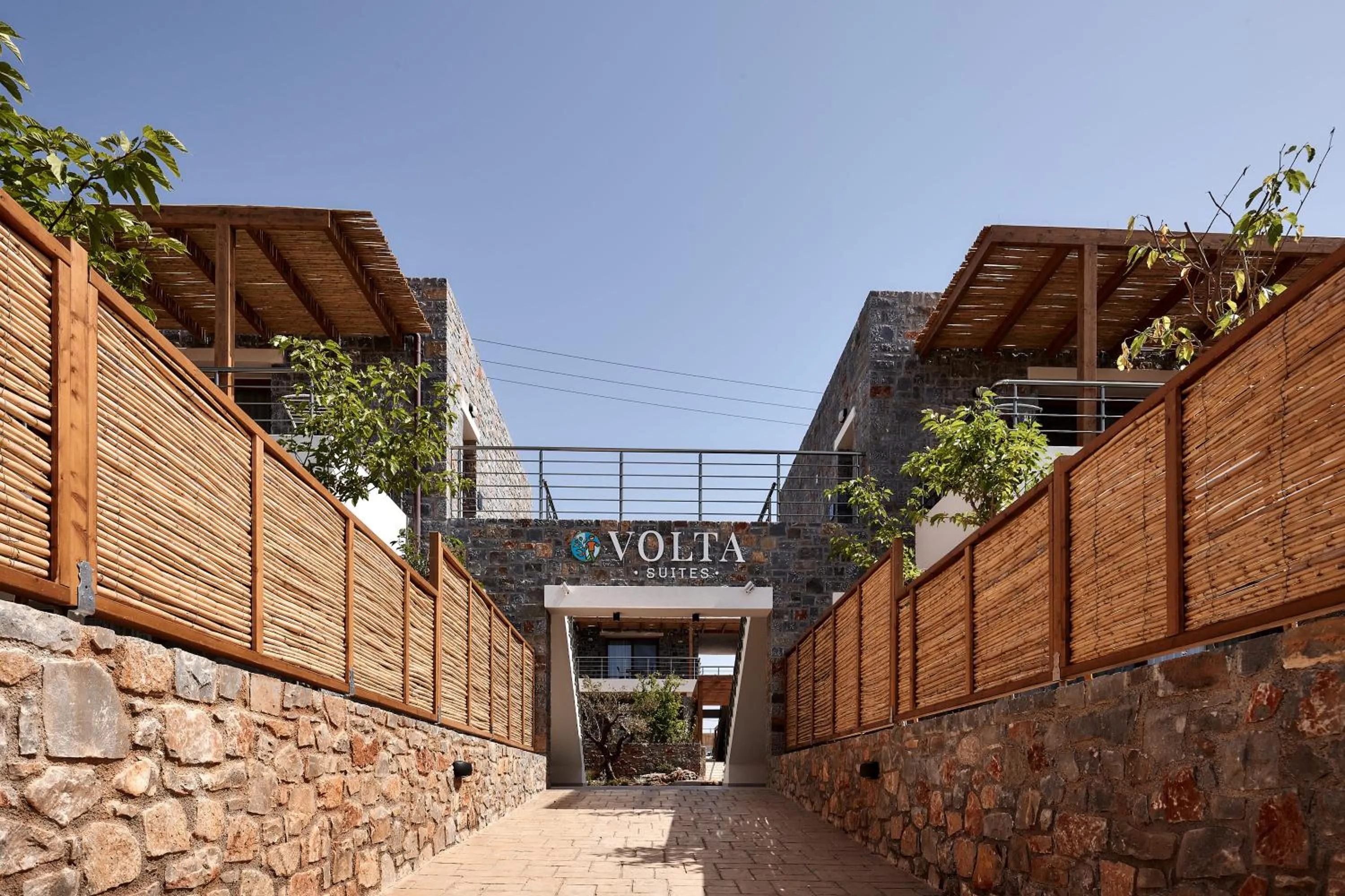 Facade/entrance in Volta Suites and Villas