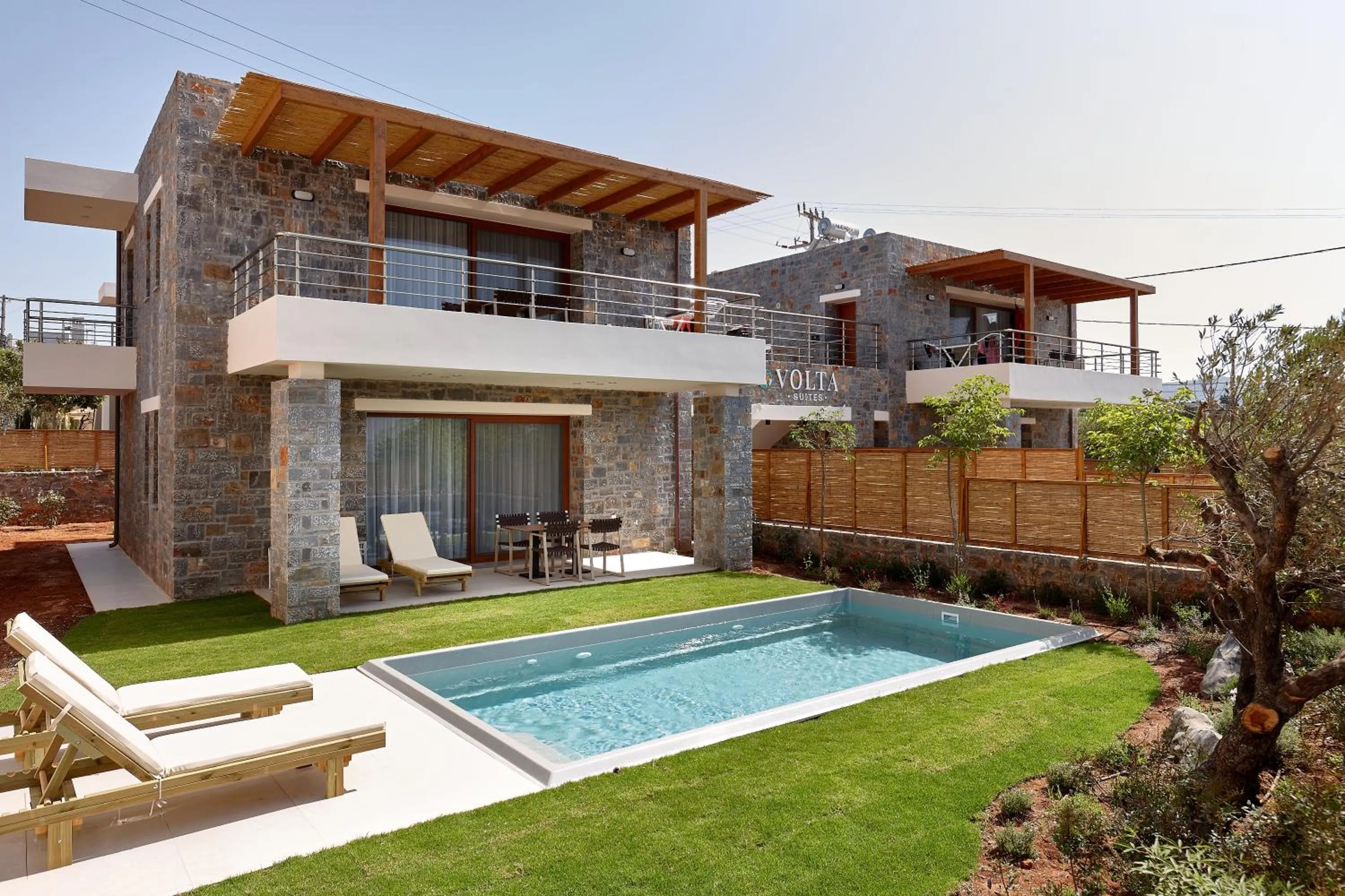 Pool view in Volta Suites and Villas