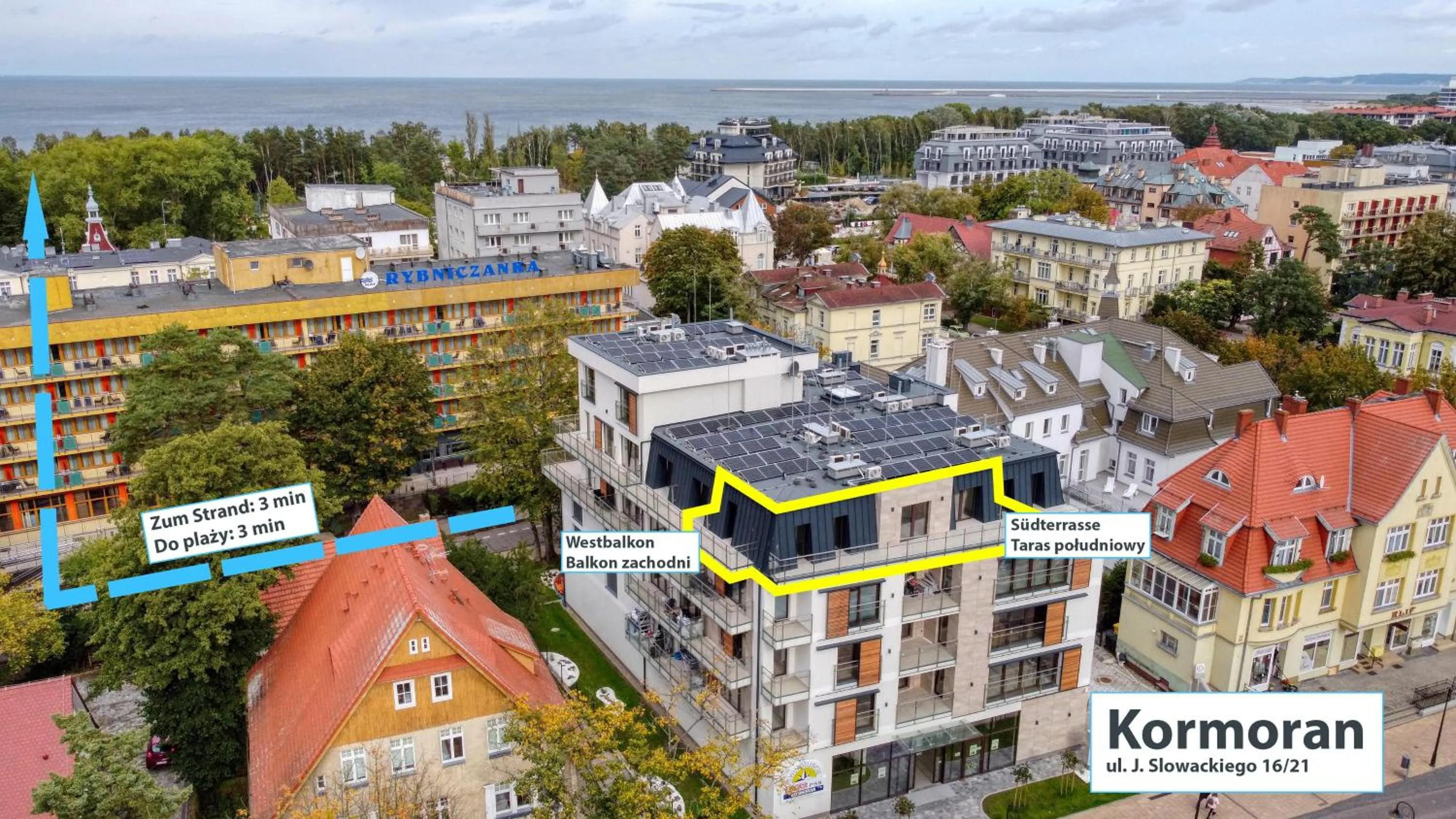 Property building in Apartamenty Świnoujście - Kormoran