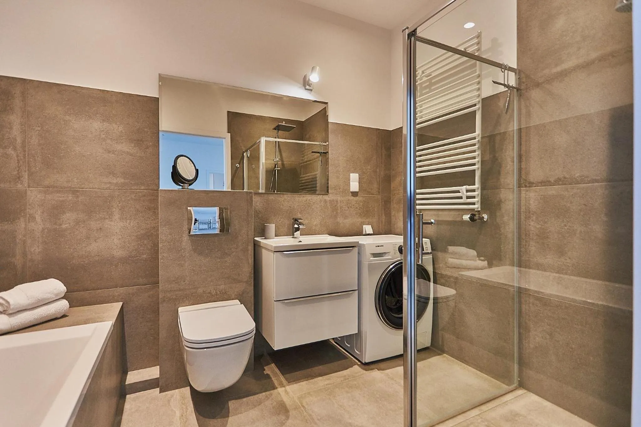 Shower in Apartamenty Świnoujście - Kormoran
