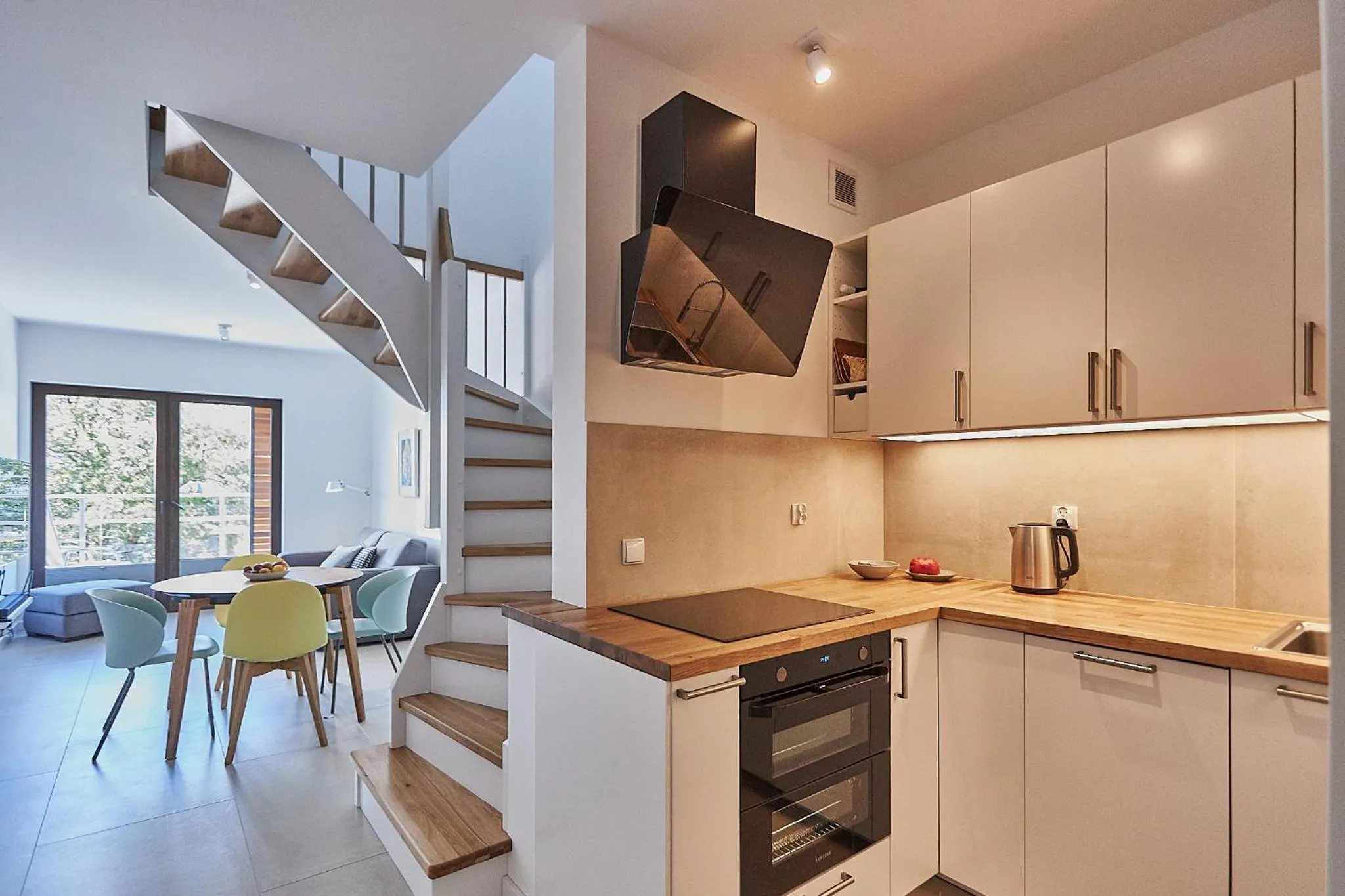 Kitchen or kitchenette in Apartamenty Świnoujście - Kormoran