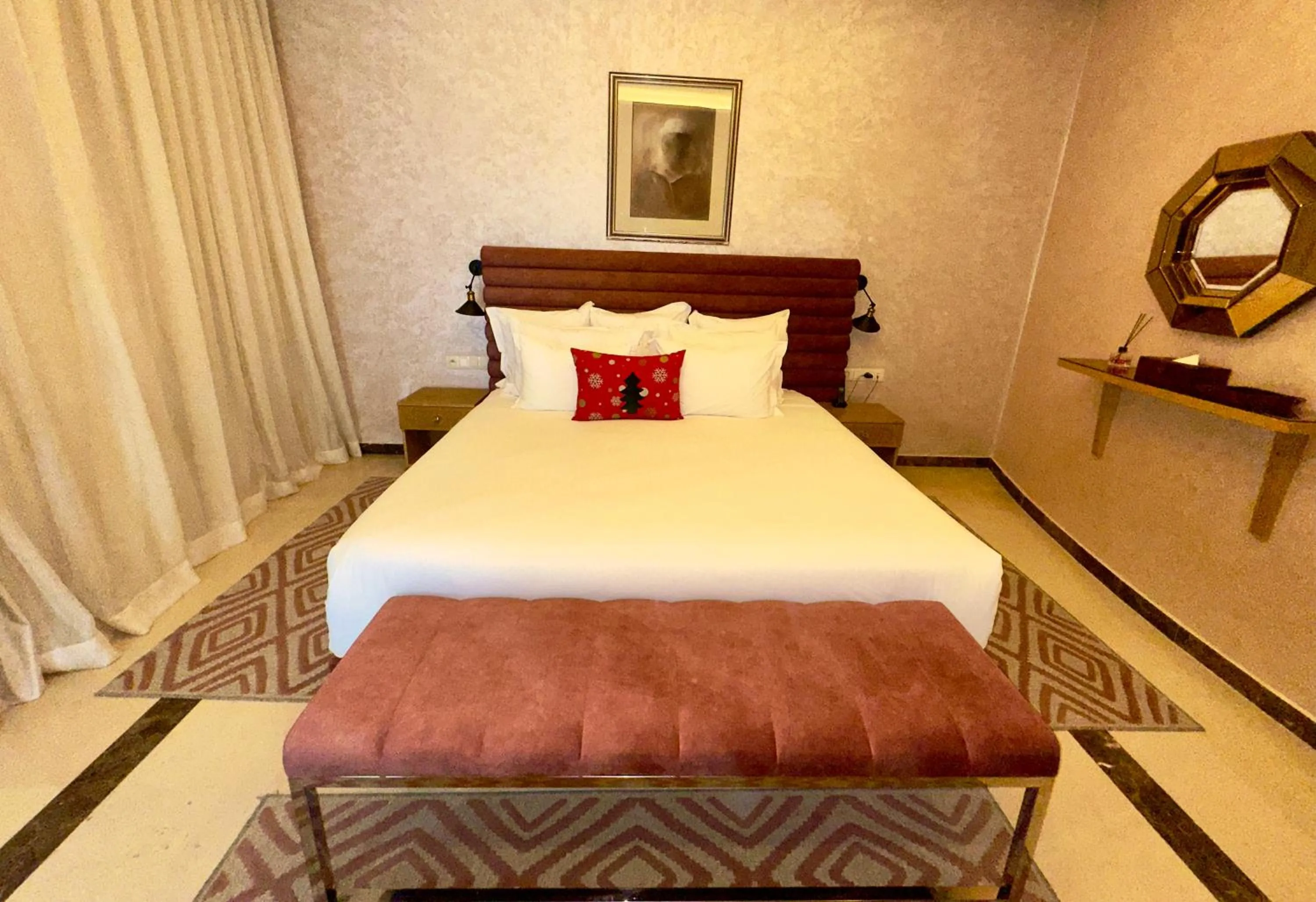 Bed in Sillage Palace Sky & Spa