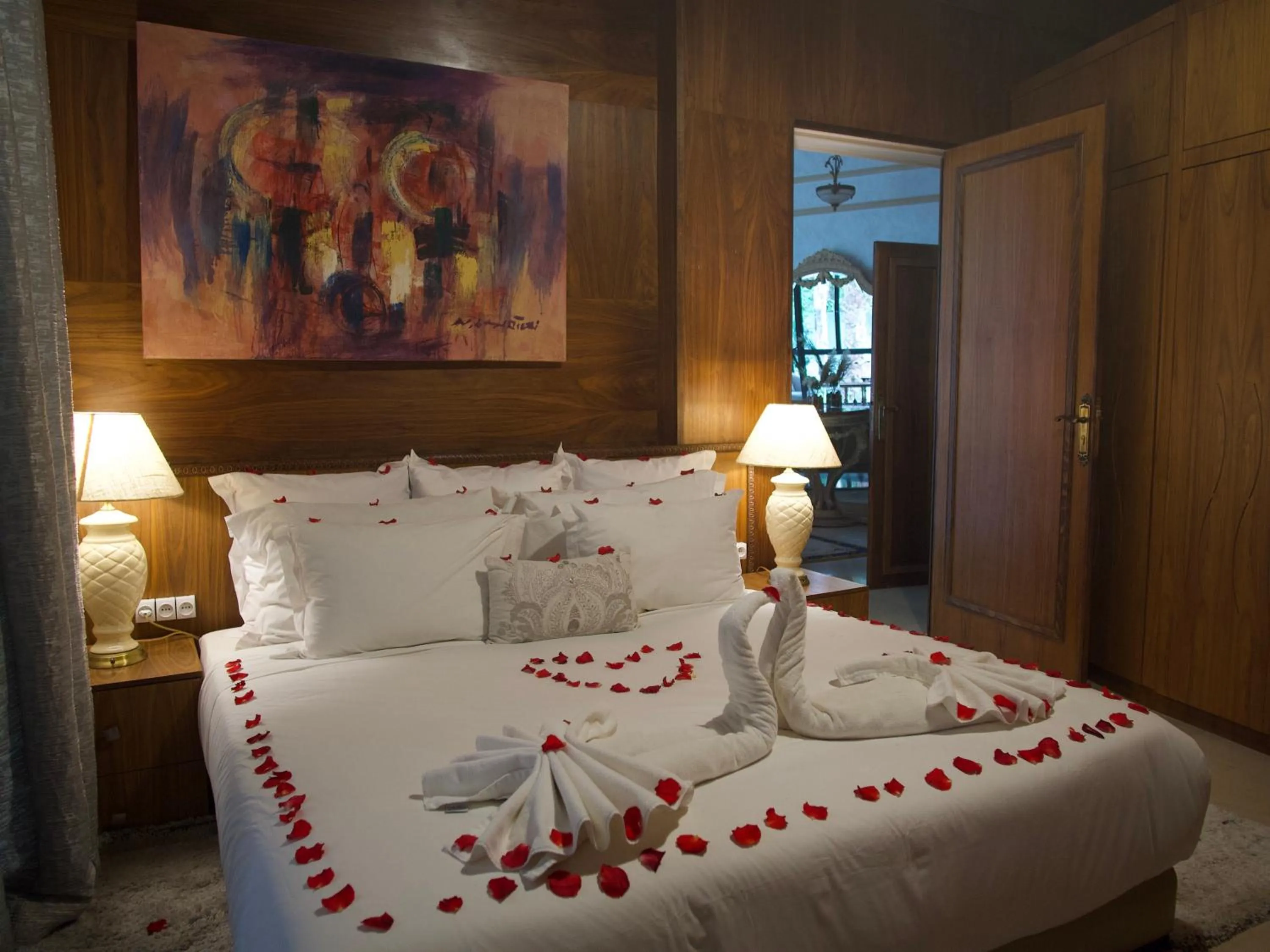 Bed in Sillage Palace Sky & Spa