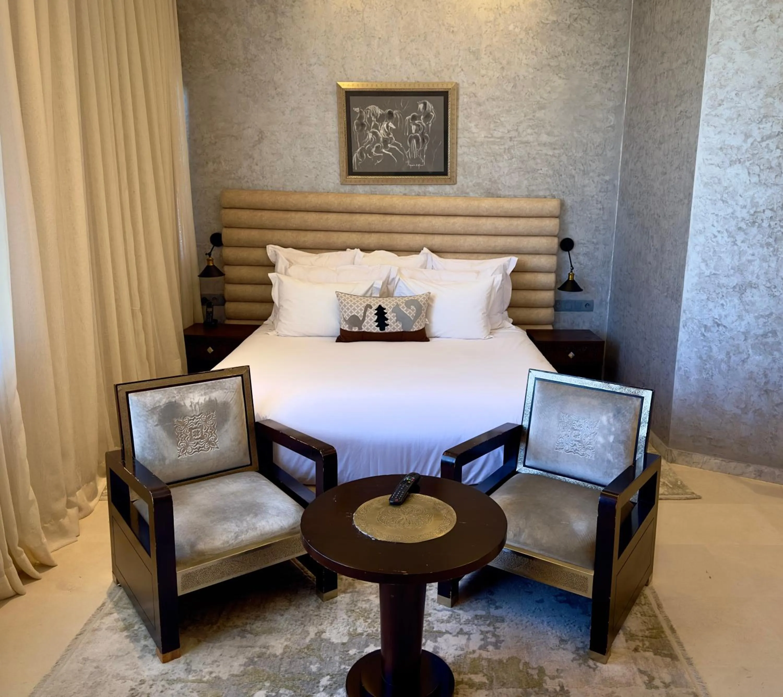 Bed in Sillage Palace Sky & Spa