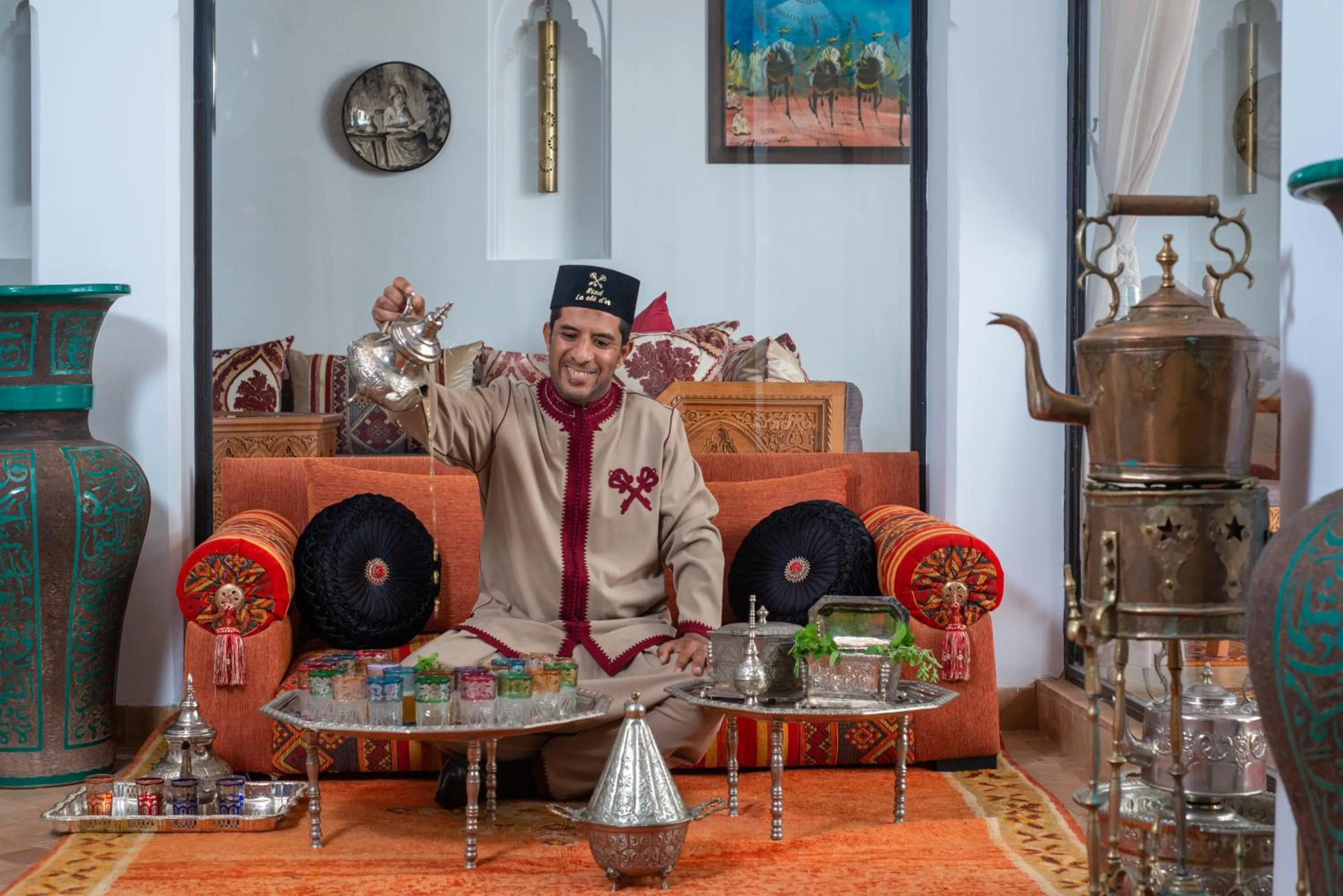 Food and drinks in Riad la clé d'or & spa