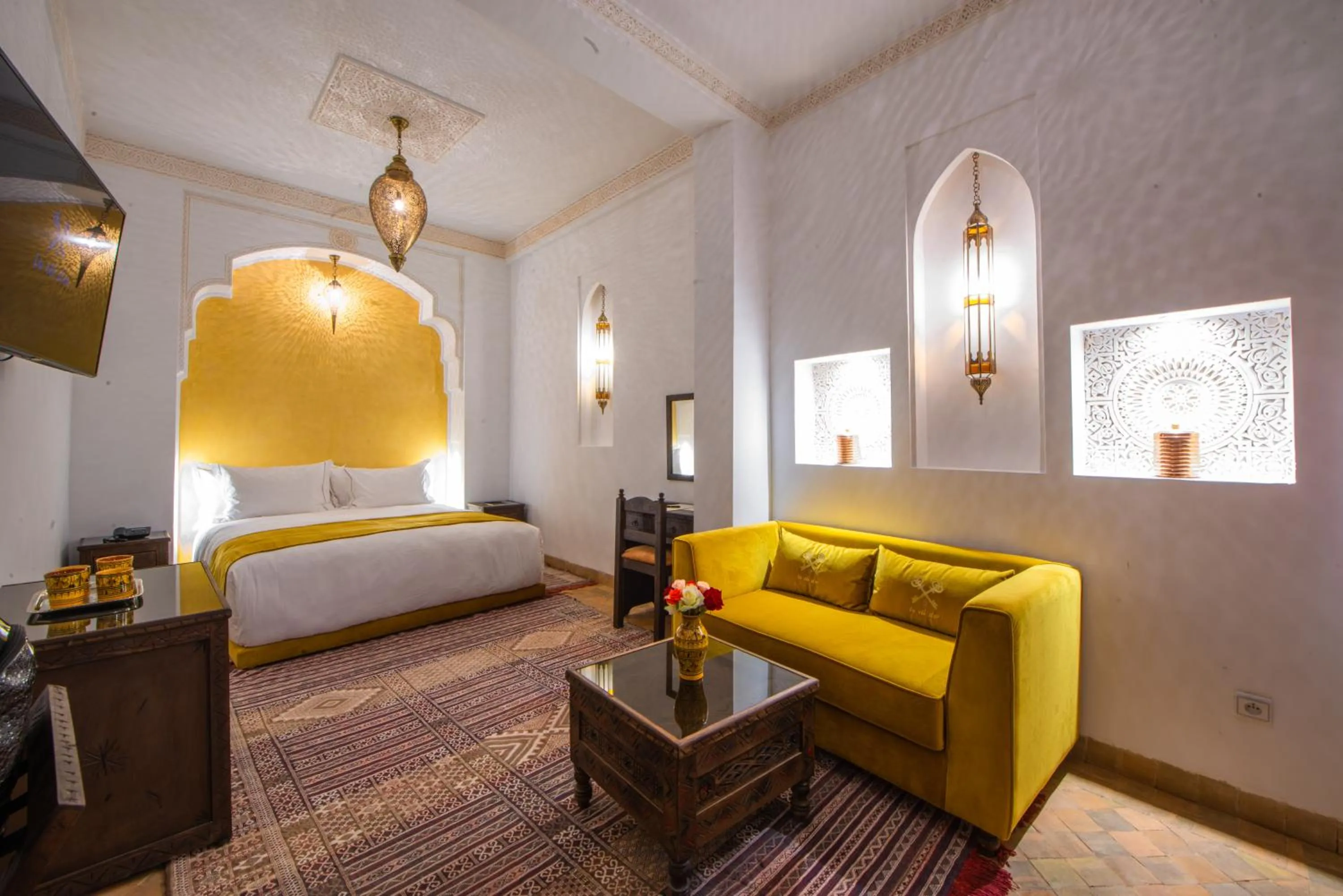 Bed in Riad la clé d'or & spa