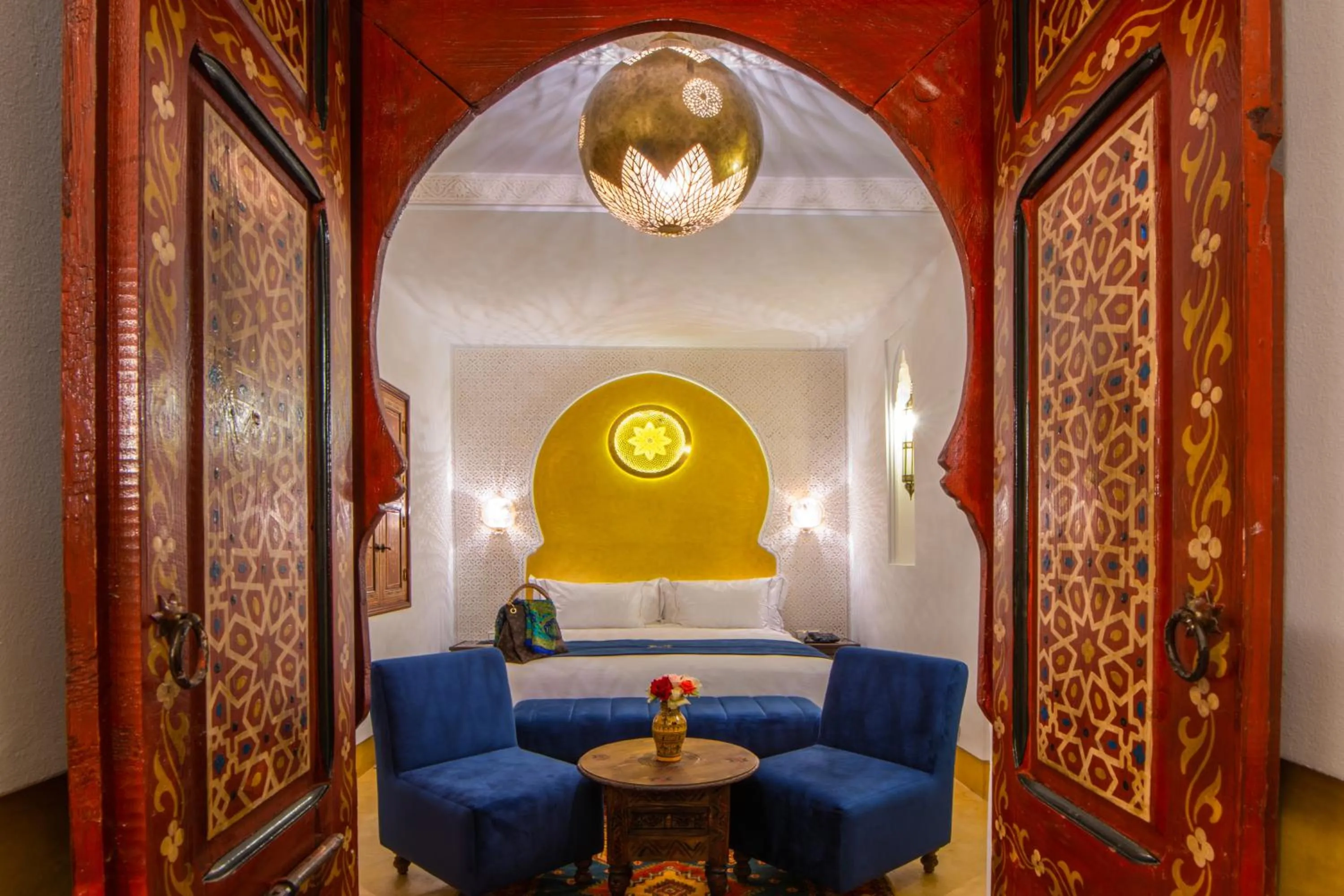 Bedroom in Riad la clé d'or & spa