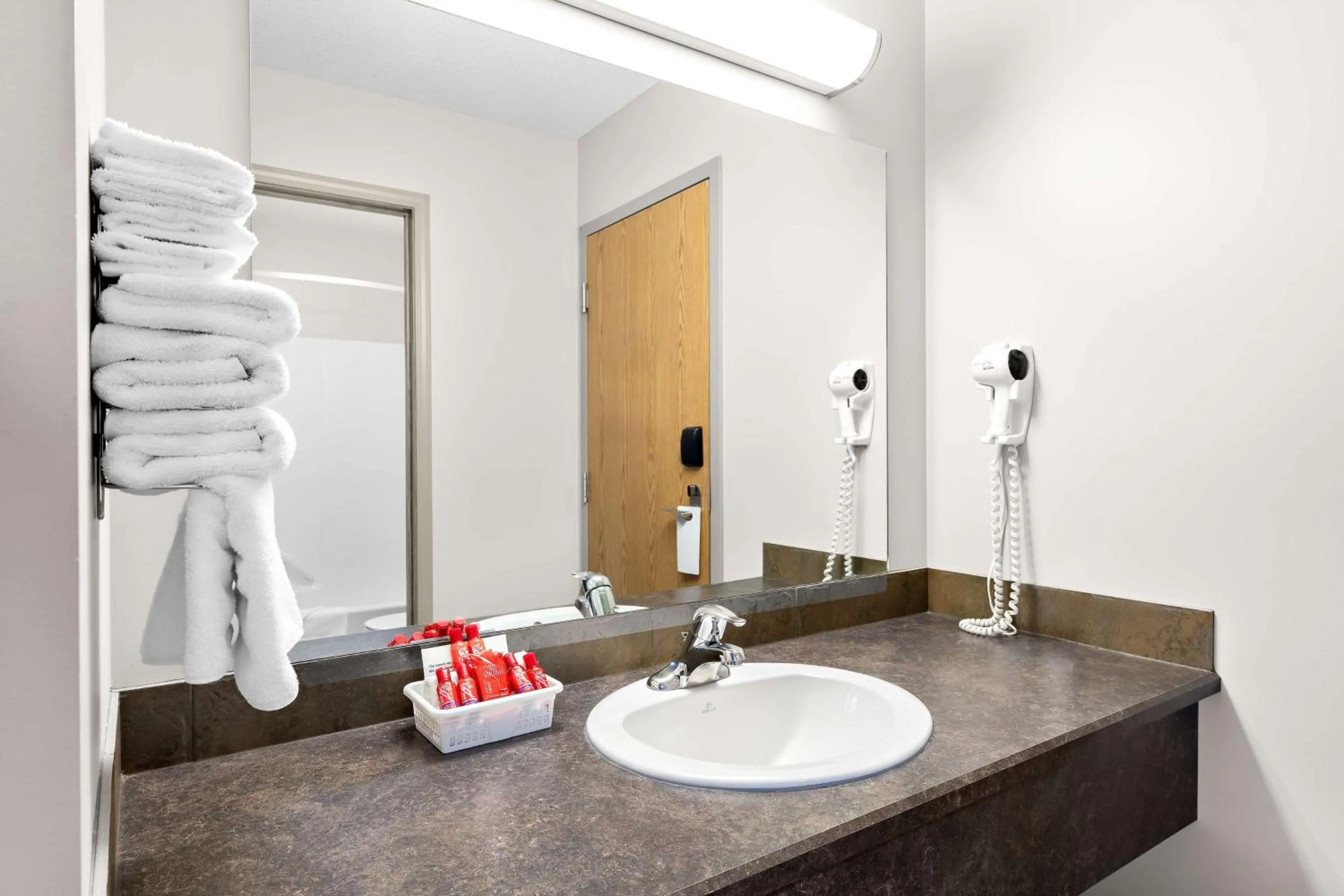 Bathroom in SureStay Plus Hotel by Best Western Hardisty